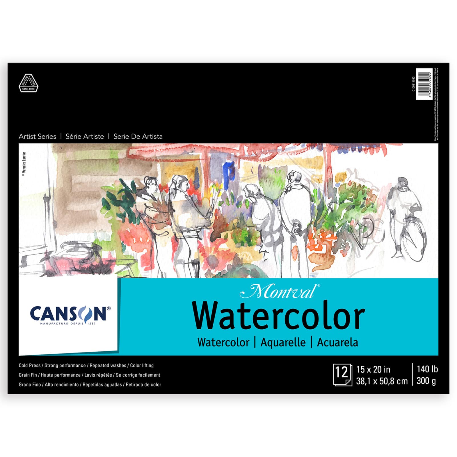 Canson® Montval® Artist Series Watercolor Paper Pad