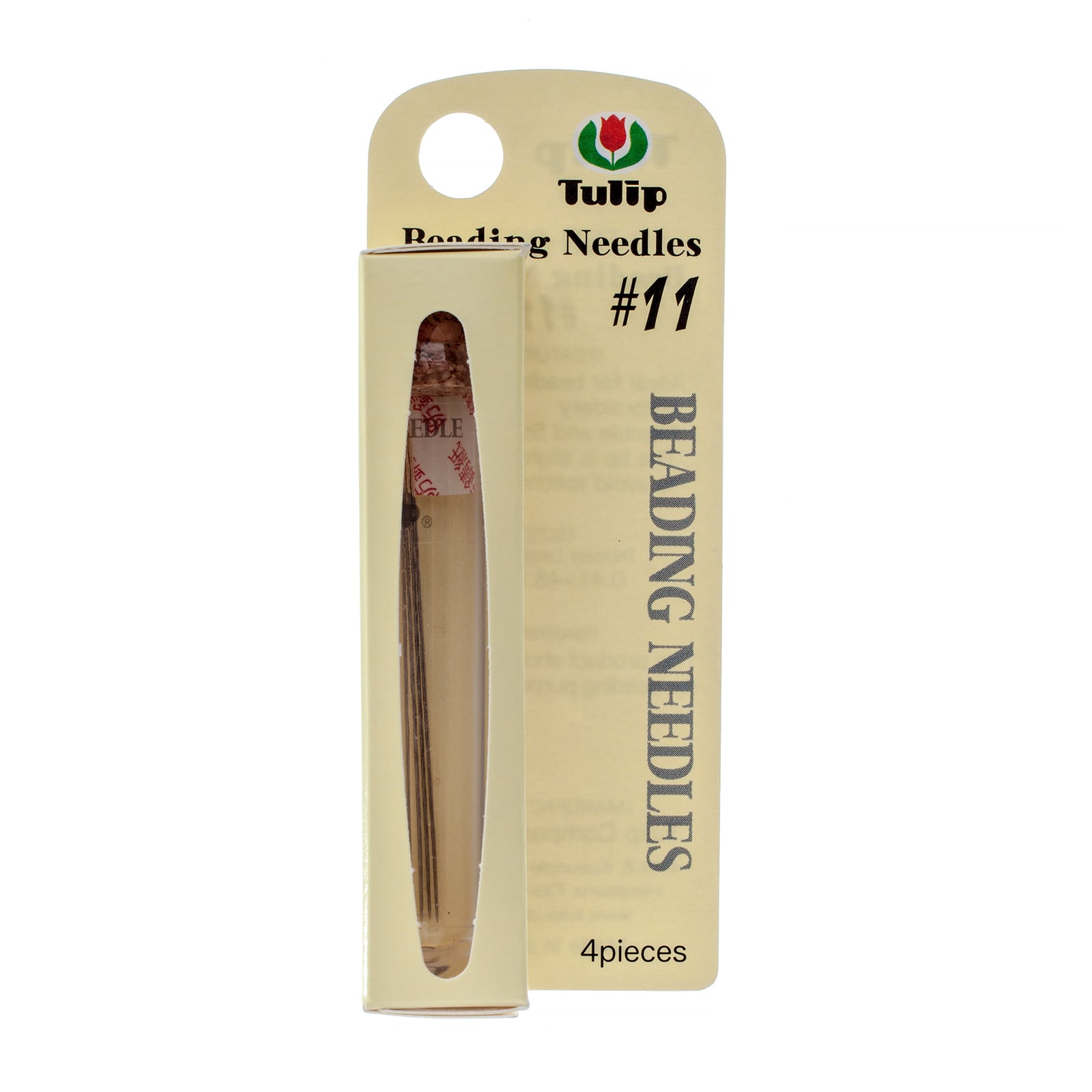 Tulip® Size 11 Japanese Metal Beading Needles, 4ct.