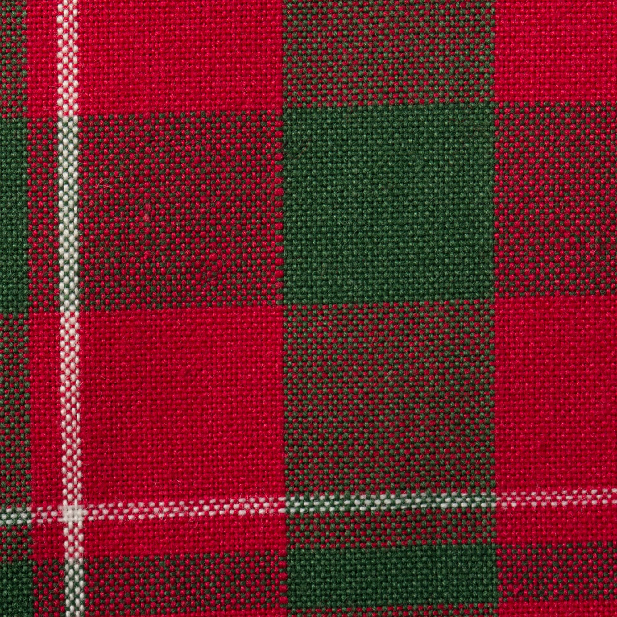 DII® 108" Tartan Holly Plaid Table Runner