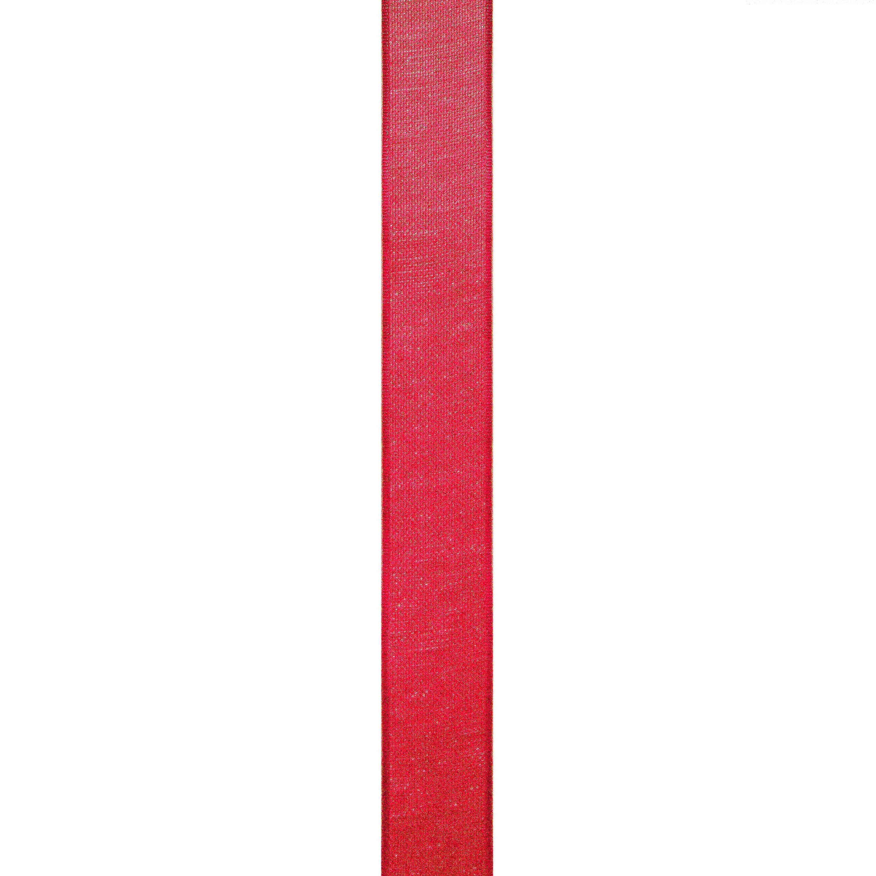 Gwen Studios Sheer Organza Ribbon in Red | 1.5 x 50yd | Michaels