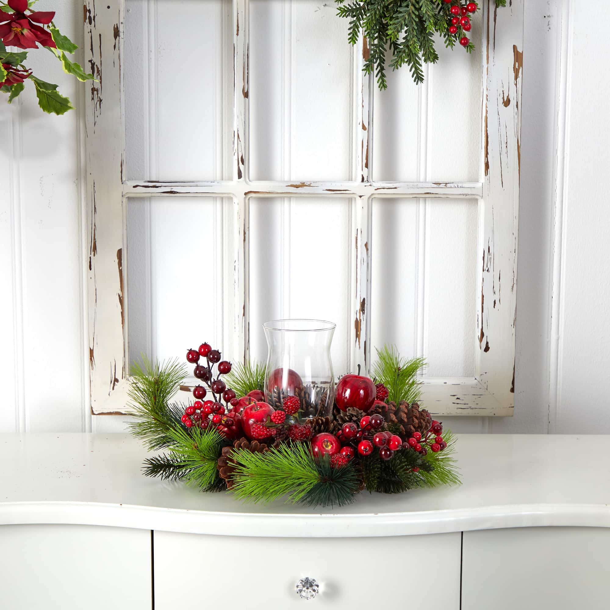 16" Holiday Candelabrum Artificial Arrangement