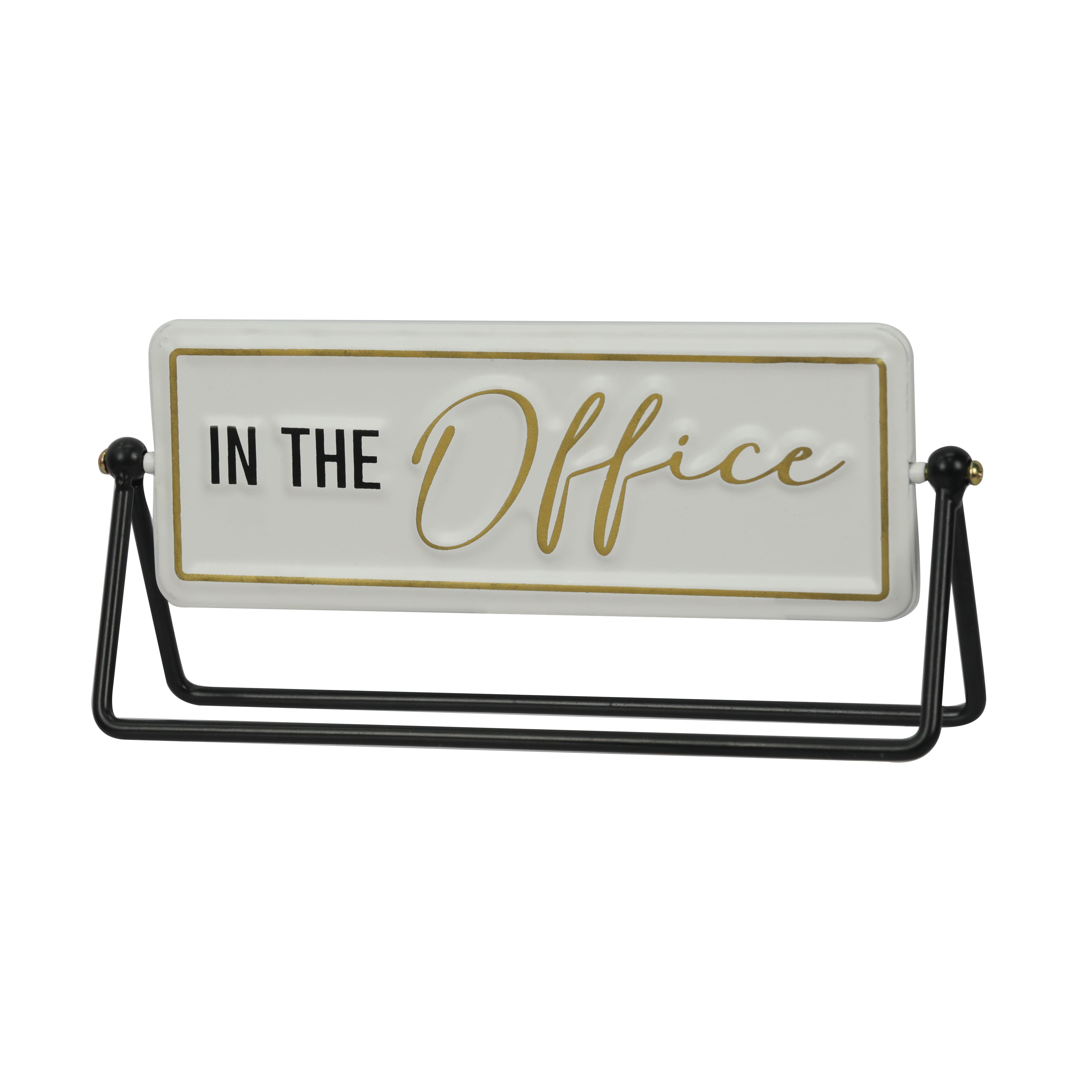 9&#x22; Office Metal Tabletop Flip Sign by Ashland&#xAE;