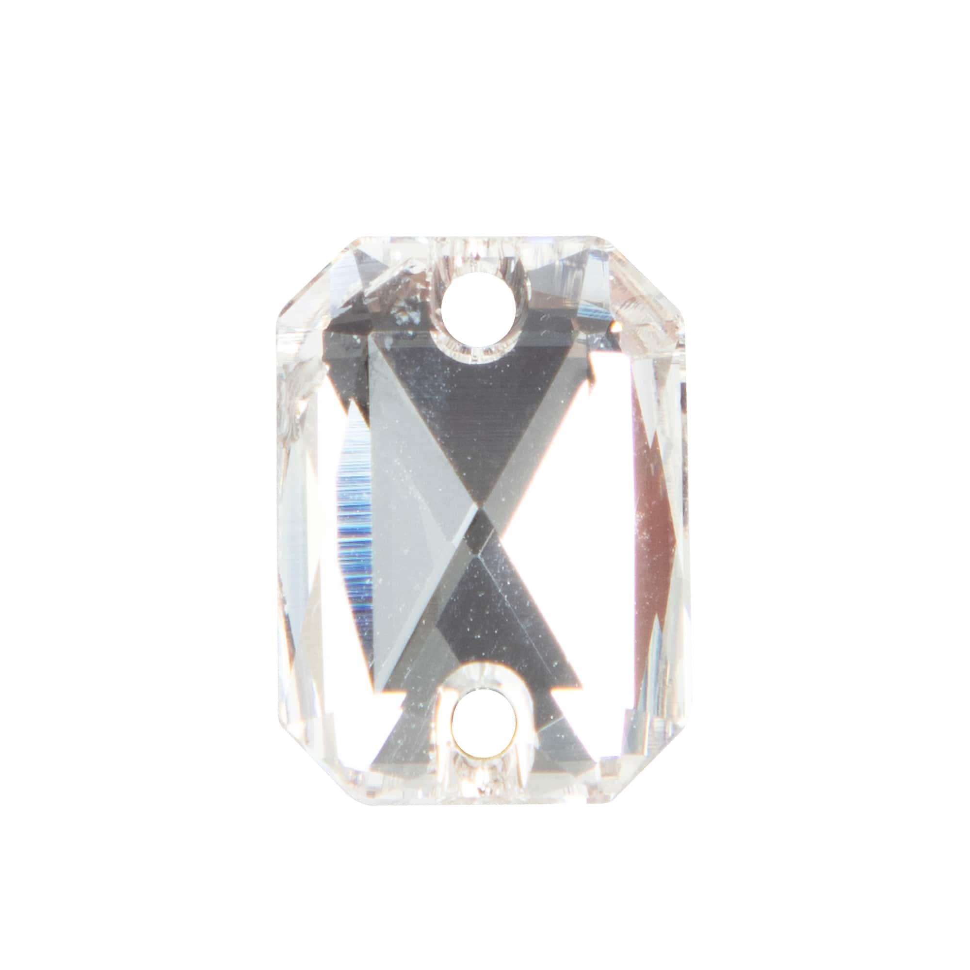 14mm Crystal Emerald Cut Sew-On Austrian Crystals by Bead Landing&#x2122;, 2ct.