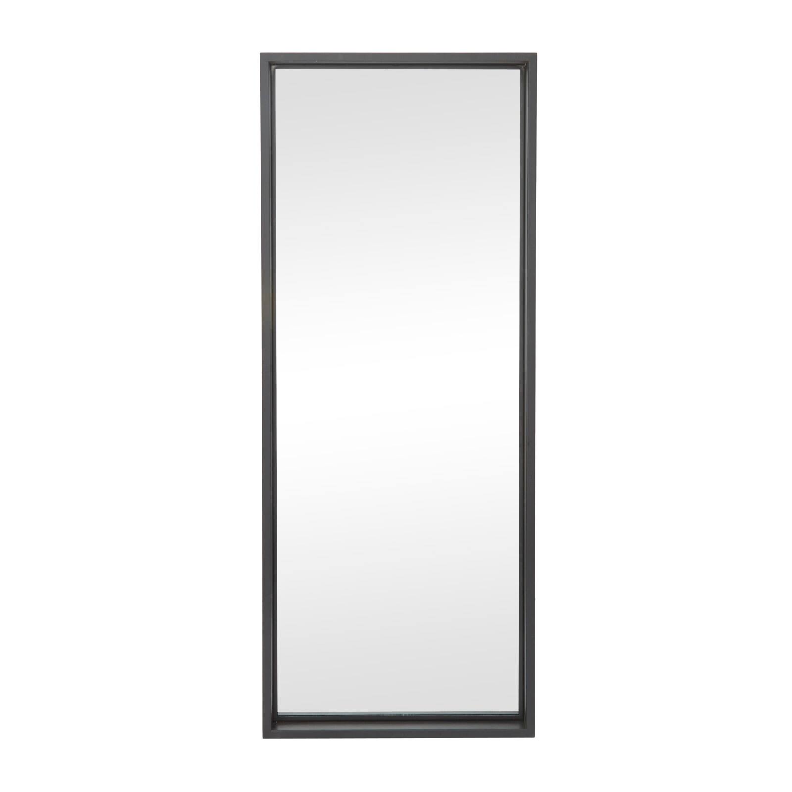 Black Metal Modern Wall Mirror, 24" x 3" x 60" Michaels