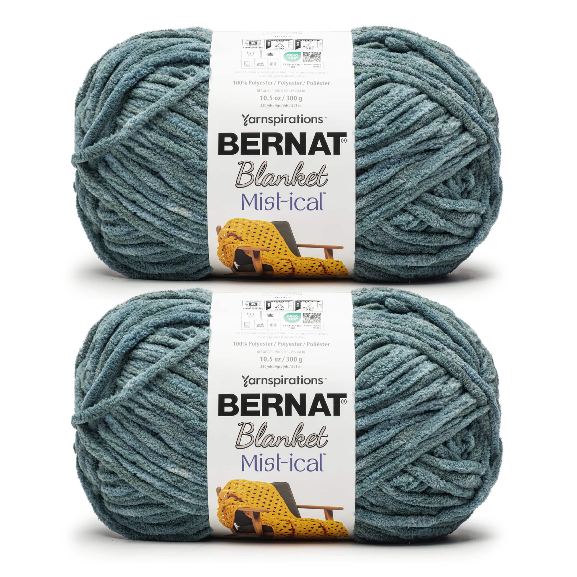 2 Pack Bernat&#xAE; Blanket Mist-ical&#x2122; Yarn