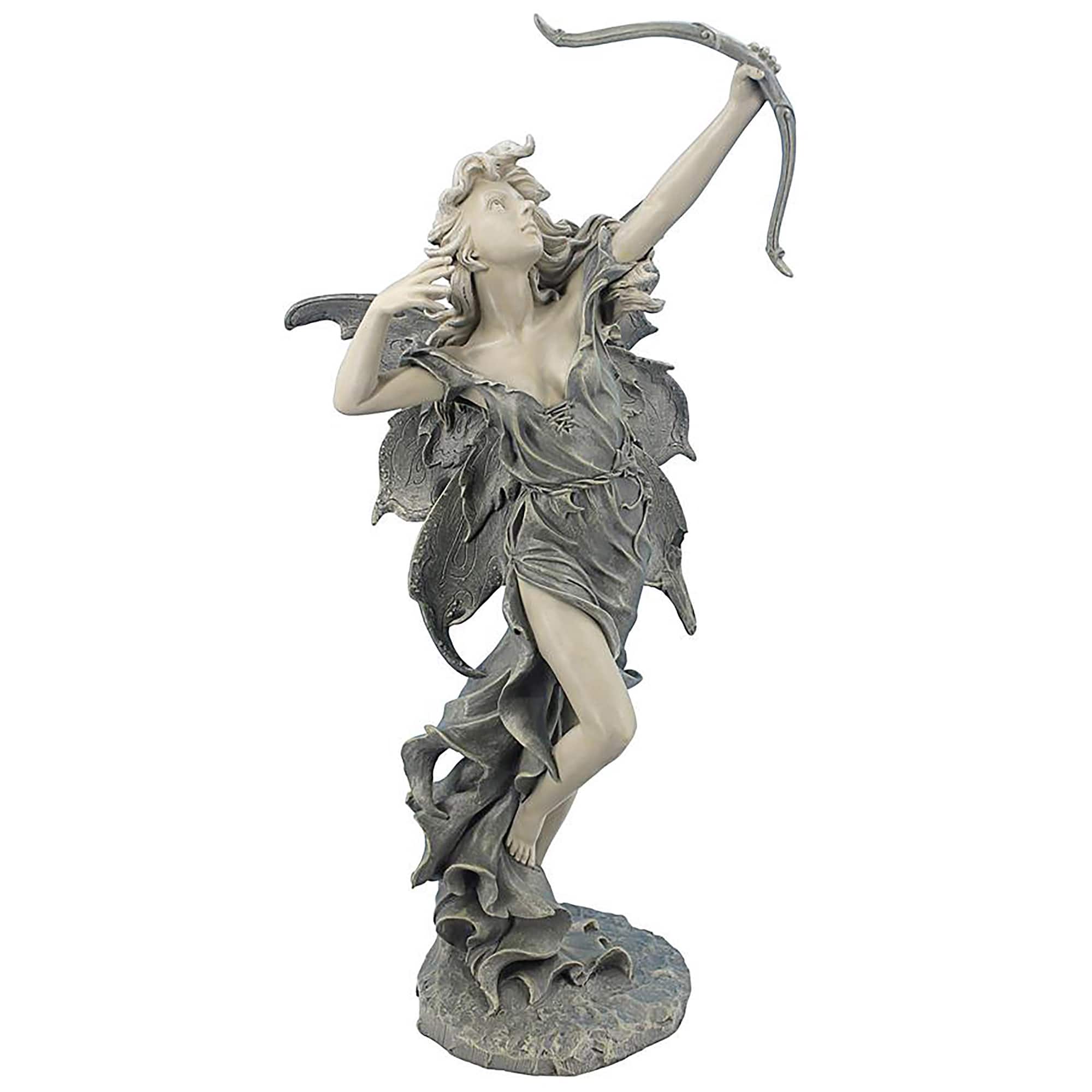 Design Toscano 22.5&#x22; Medium Rhiannon the Archer Garden Fairy Statue