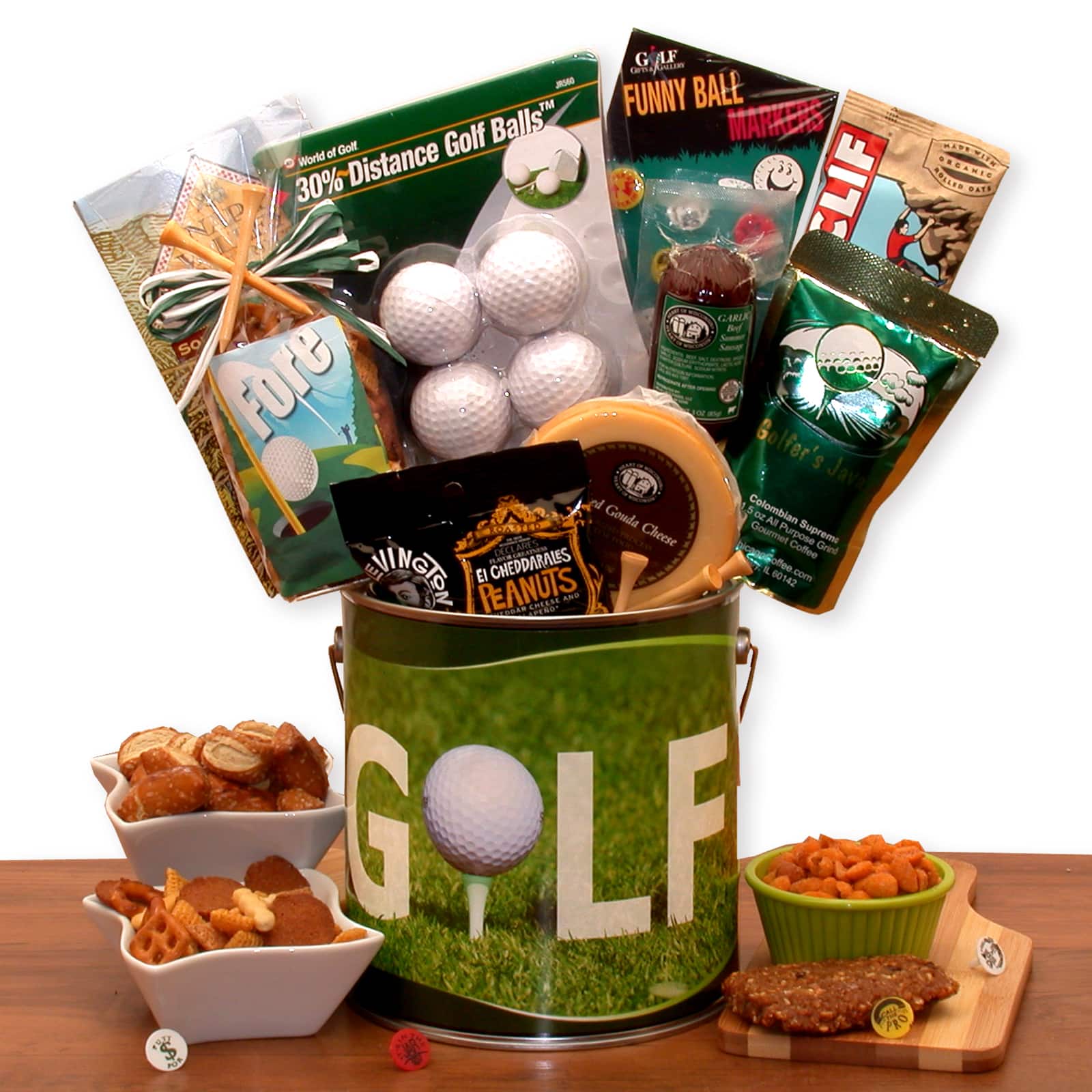 Fore Golfers Gift Pail