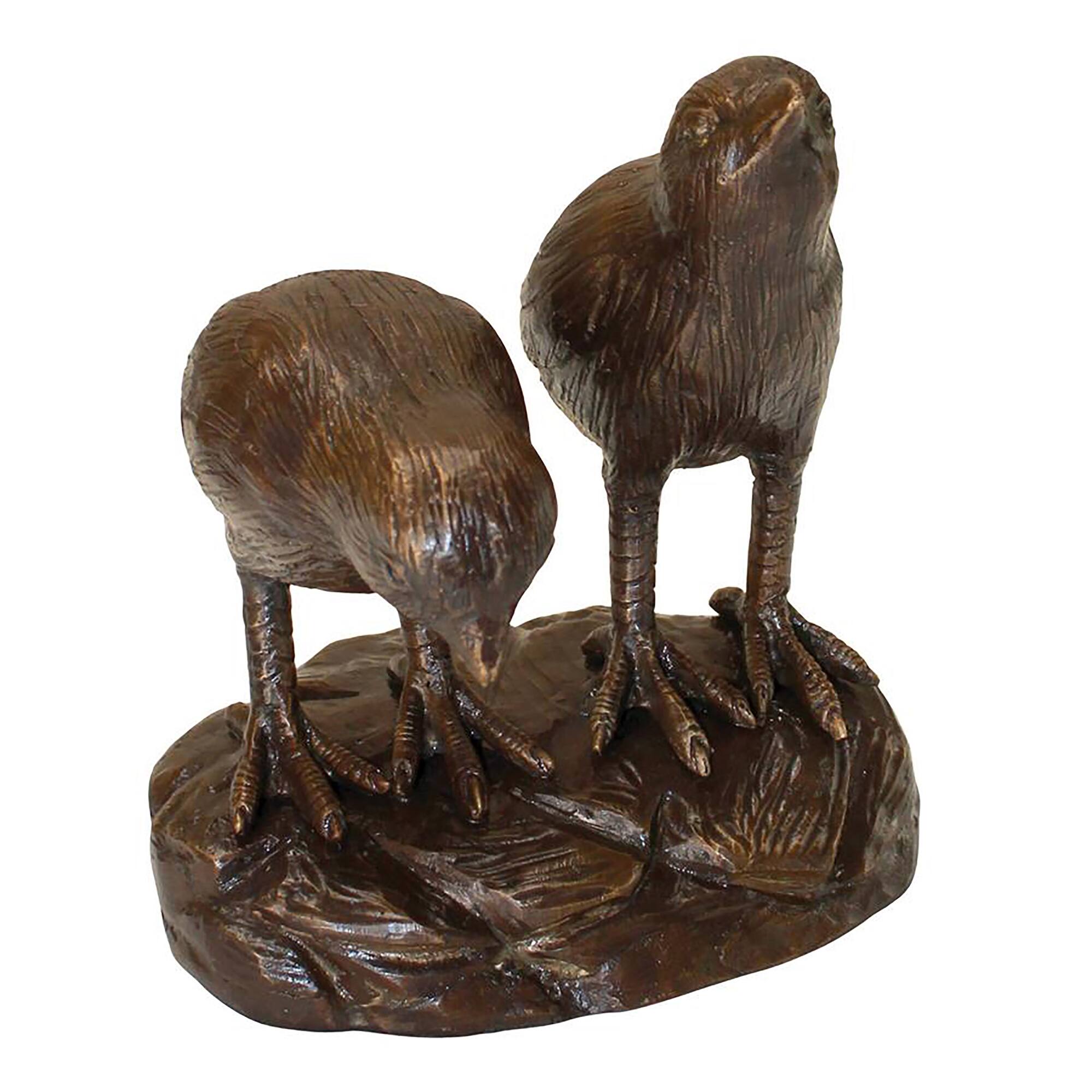 Design Toscano California Quail Solid Cast Bronze Garden Statue Set