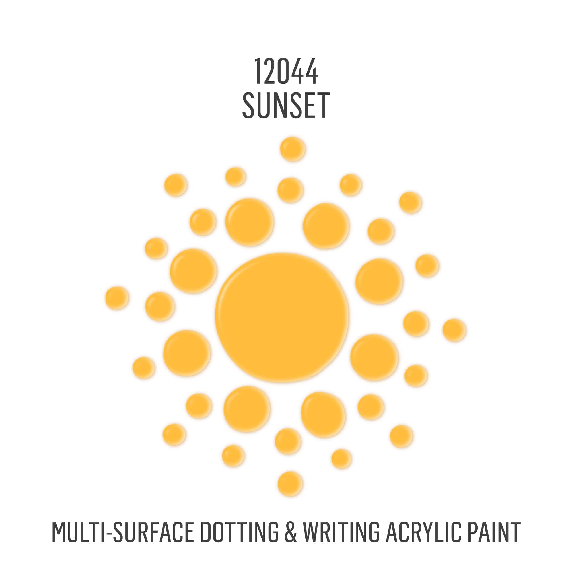 12 Pack: FolkArt® Dots™ Acrylic Dotting & Writing Paint