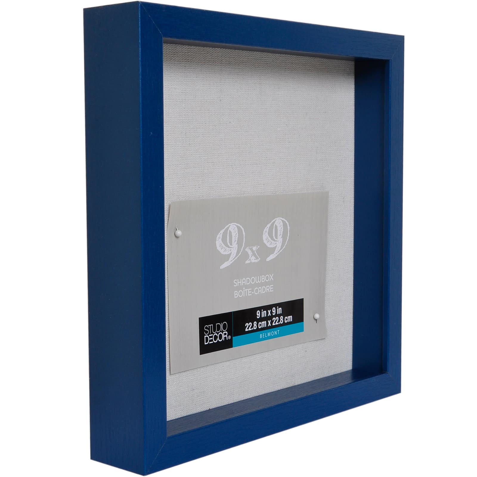 8 Pack: Sapphire Blue 9&#x22; x 9&#x22; Belmont Shadow Box by Studio D&#xE9;cor&#xAE;