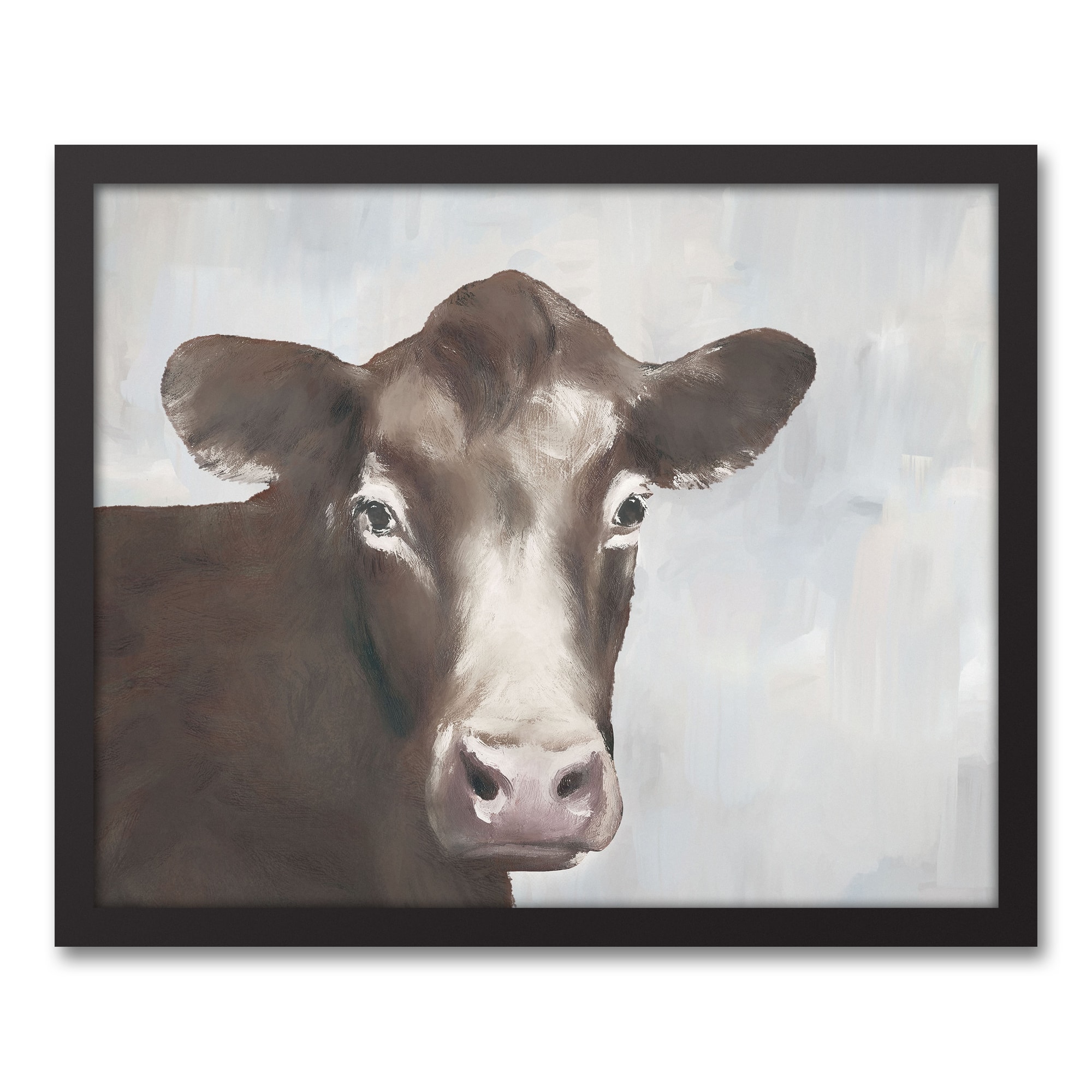 Painterly Brown Cow 16