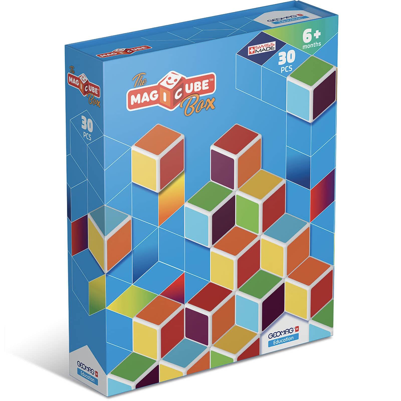 Geomag Magicube&#x2122; Multicolored Cubes, 30ct. 