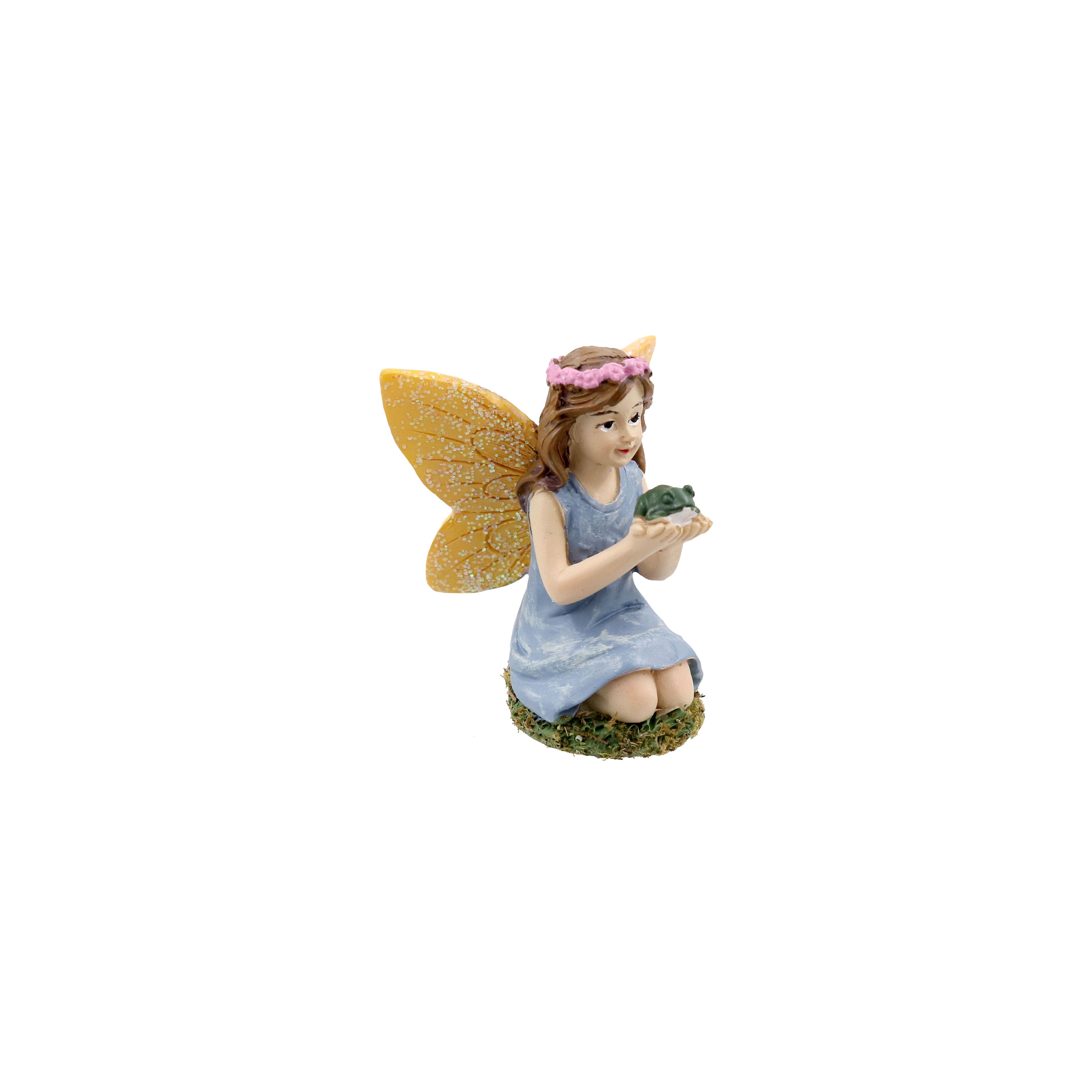 Mini Fairy with Frog Figurine by Ashland&#xAE;