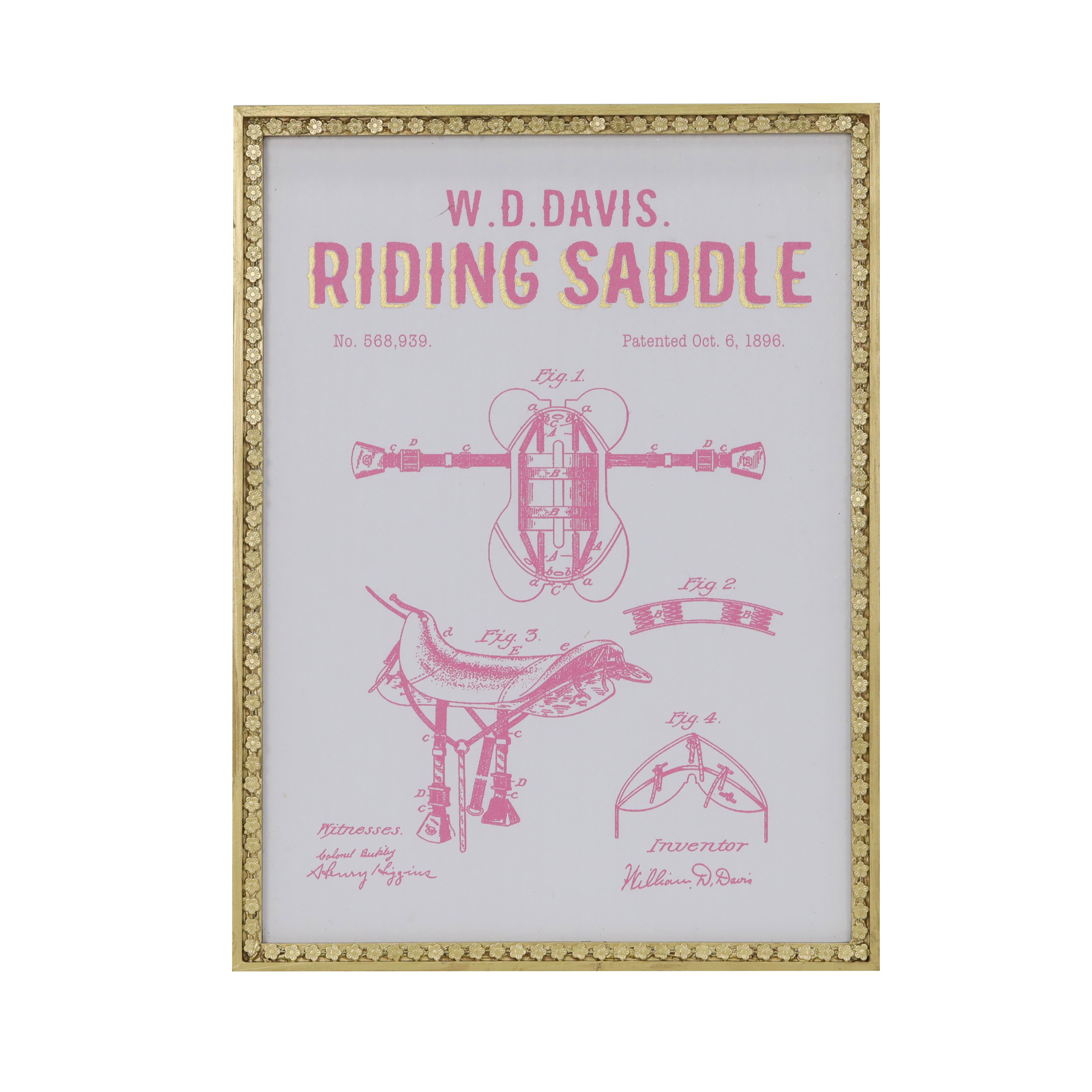 11.75&#x22; x 15.75&#x22; Riding Saddle Illustration Wall D&#xE9;cor by Ashland&#xAE;