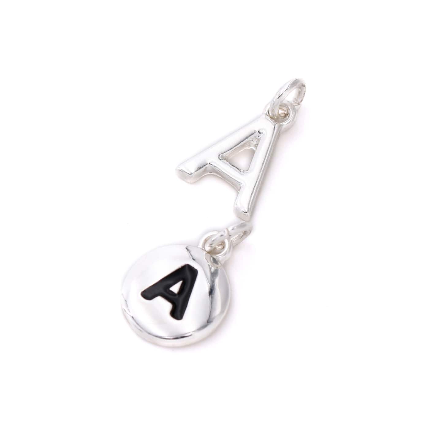 Charmalong™ Silver Plated Letter Charms by Bead Landing™