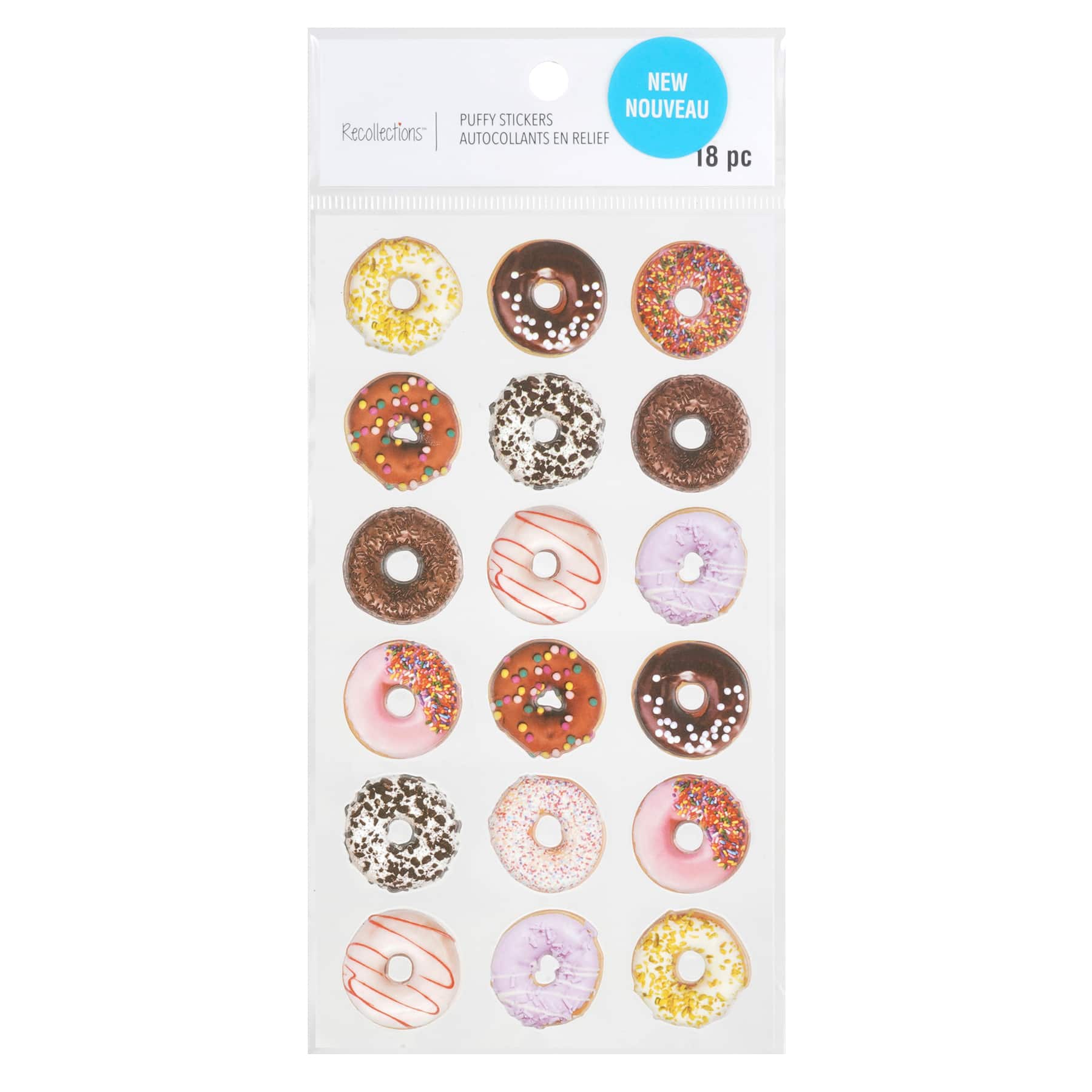 Donut Puffy Stickers by Recollections™