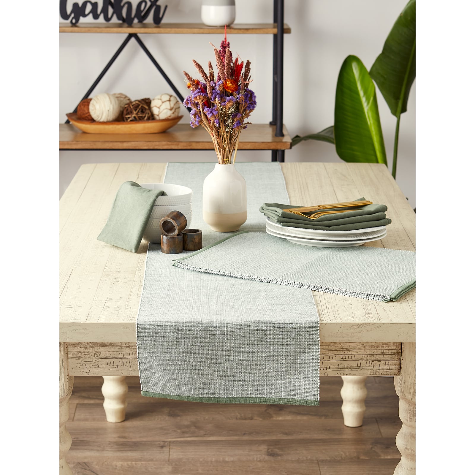DII® Eco-Friendly Fine Ribbed Placemats, 6ct.