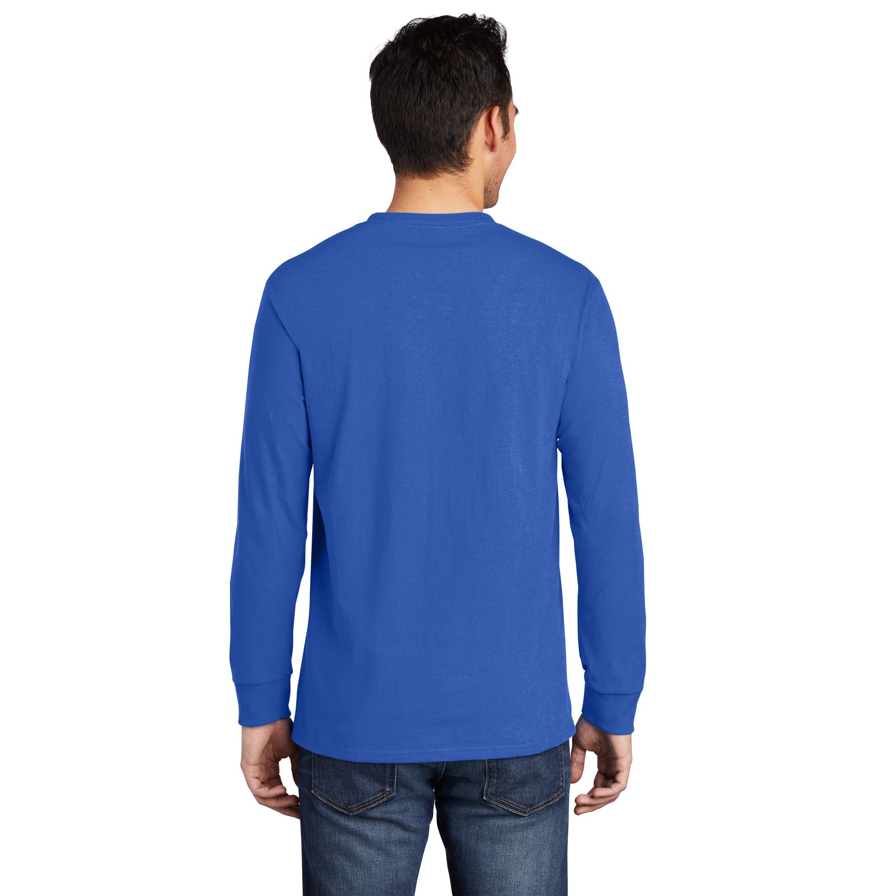 Port & Company® Long Sleeve Essential Pocket T-Shirt