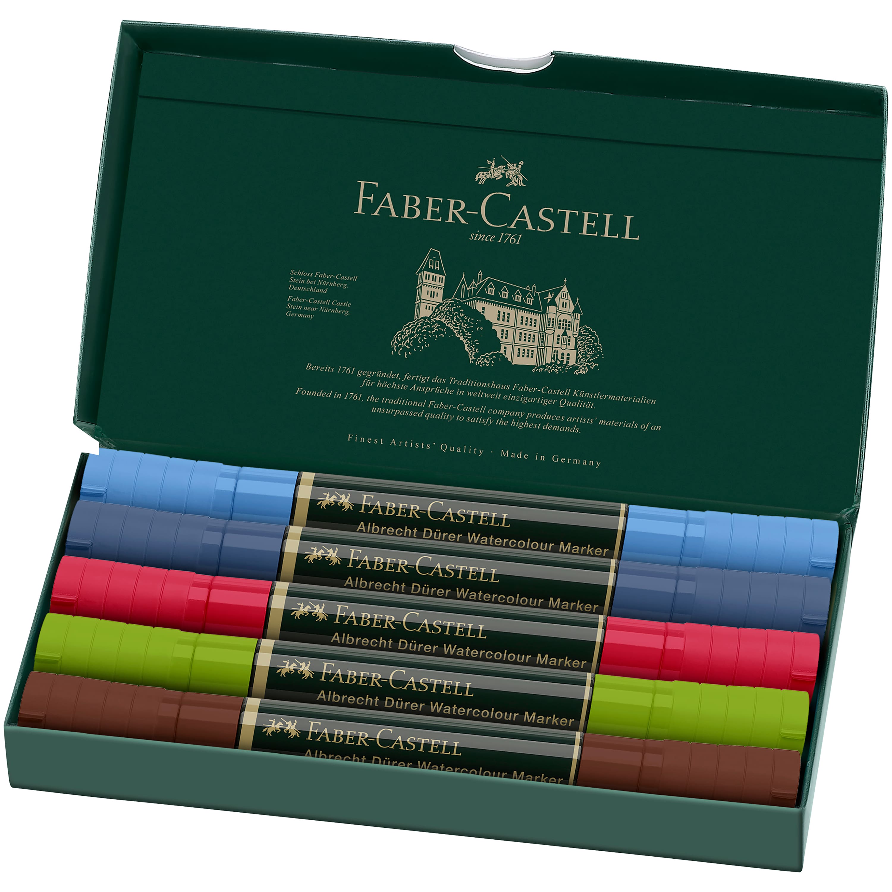 Faber-Castell&#xAE; Arbrecht D&#xFC;rer 5-Piece Watercolor Marker Set