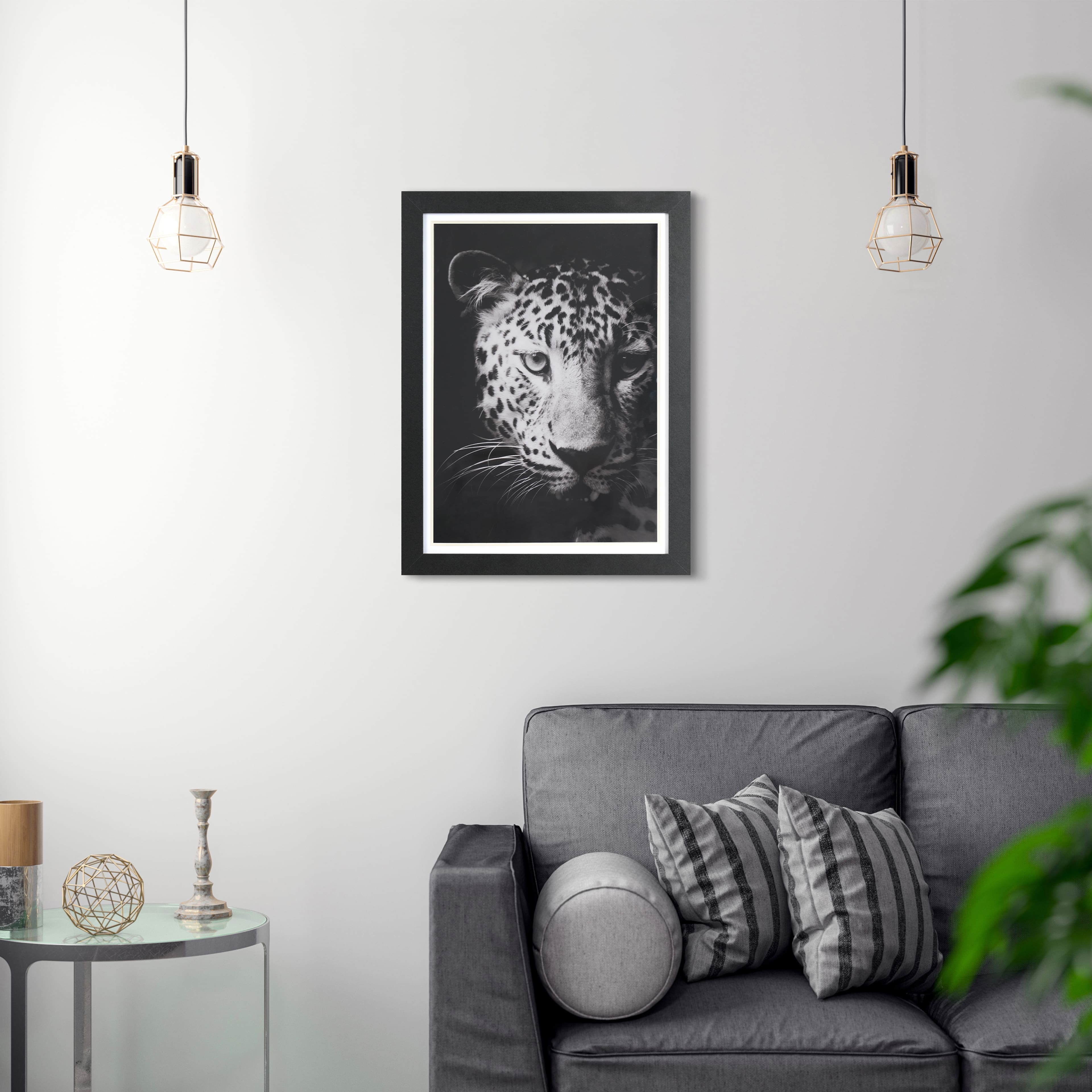 12&#x22; x 16&#x22; Leopard Face Photo Wall D&#xE9;cor by Ashland&#xAE;