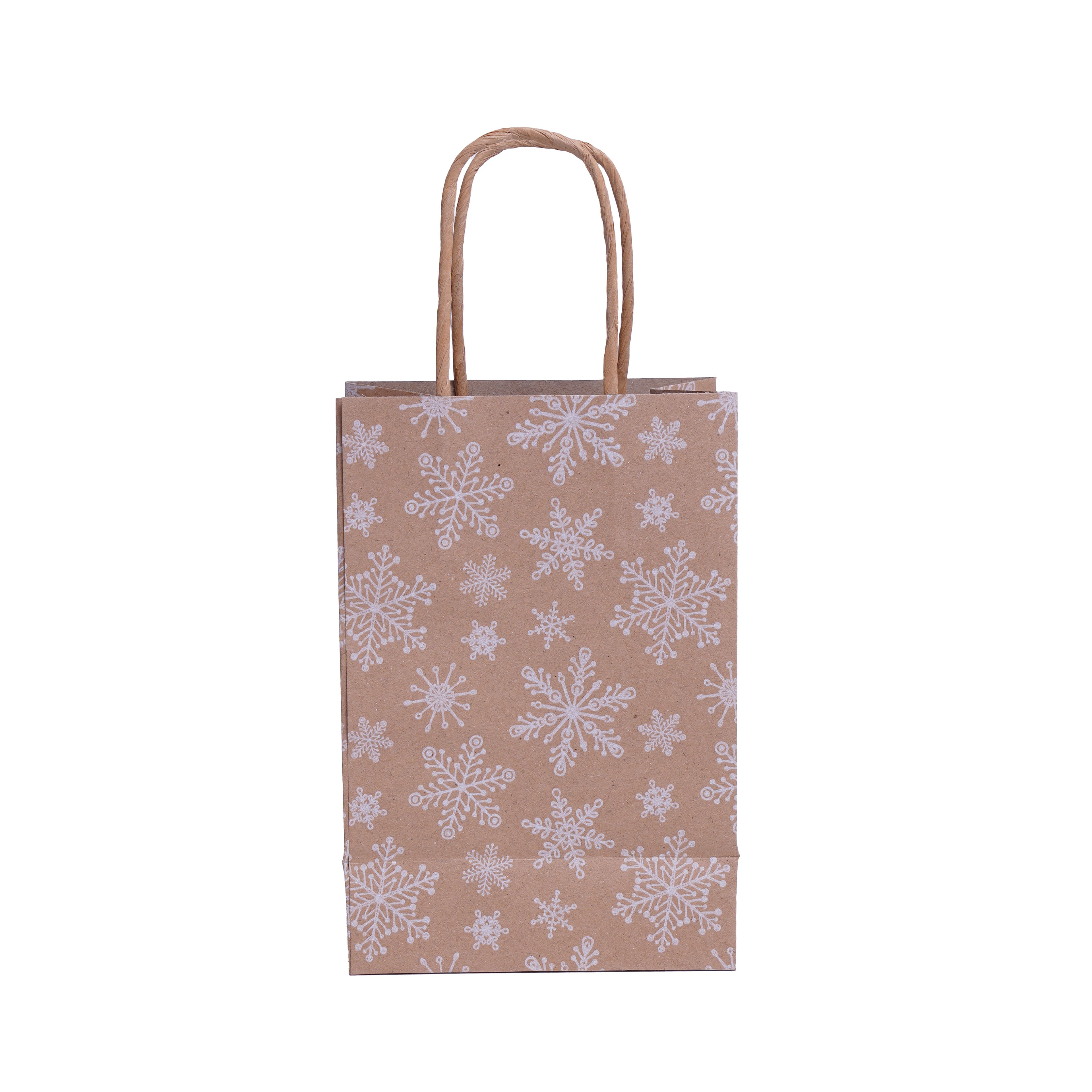 8&#x22; Snowflake Gift Bags, 6ct. by Celebrate It&#x2122;