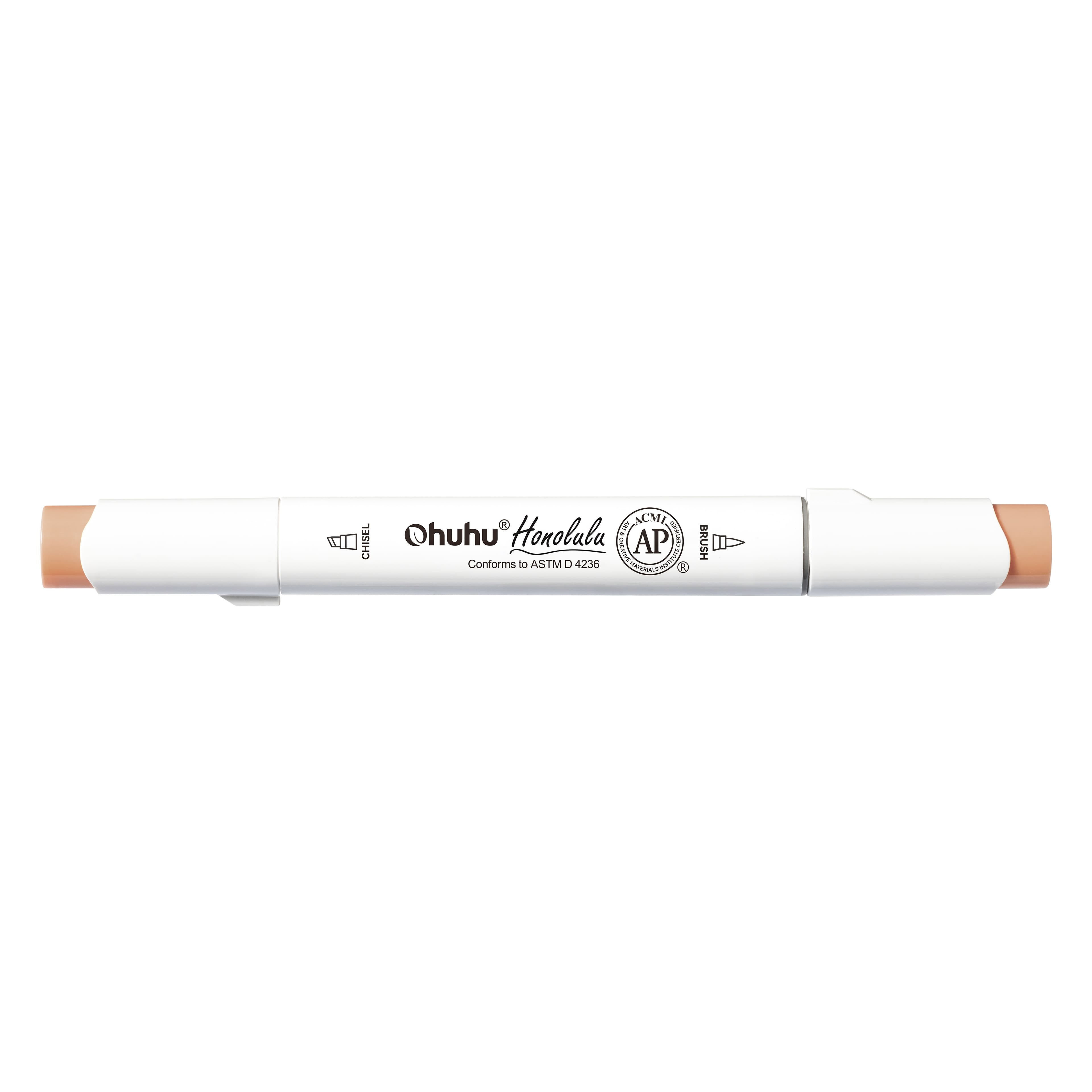 Ohuhu&#xAE; Honolulu Brush &#x26; Chisel Dual Tip Marker