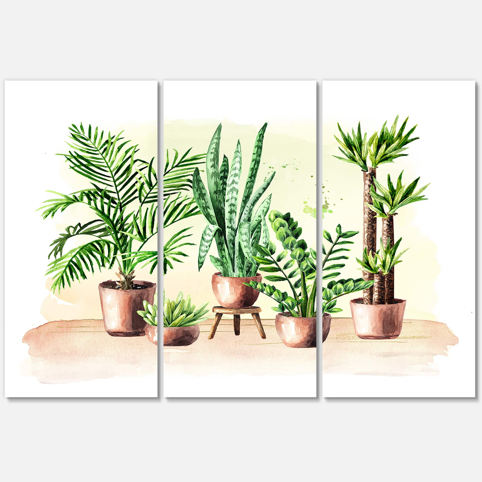 Designart - Indoor Green Home House Plants I