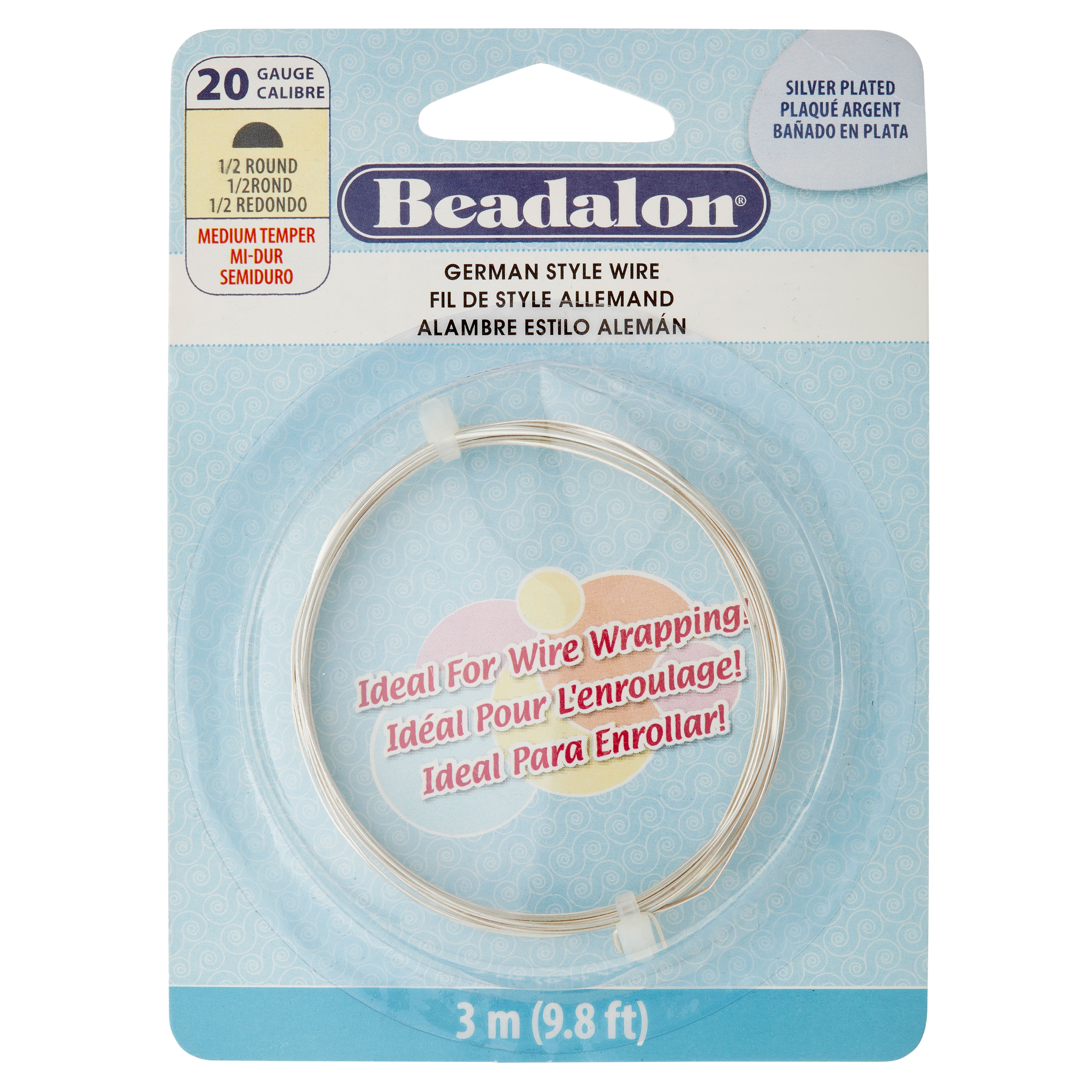 Beadalon&#xAE; German Style Wire, Half Round