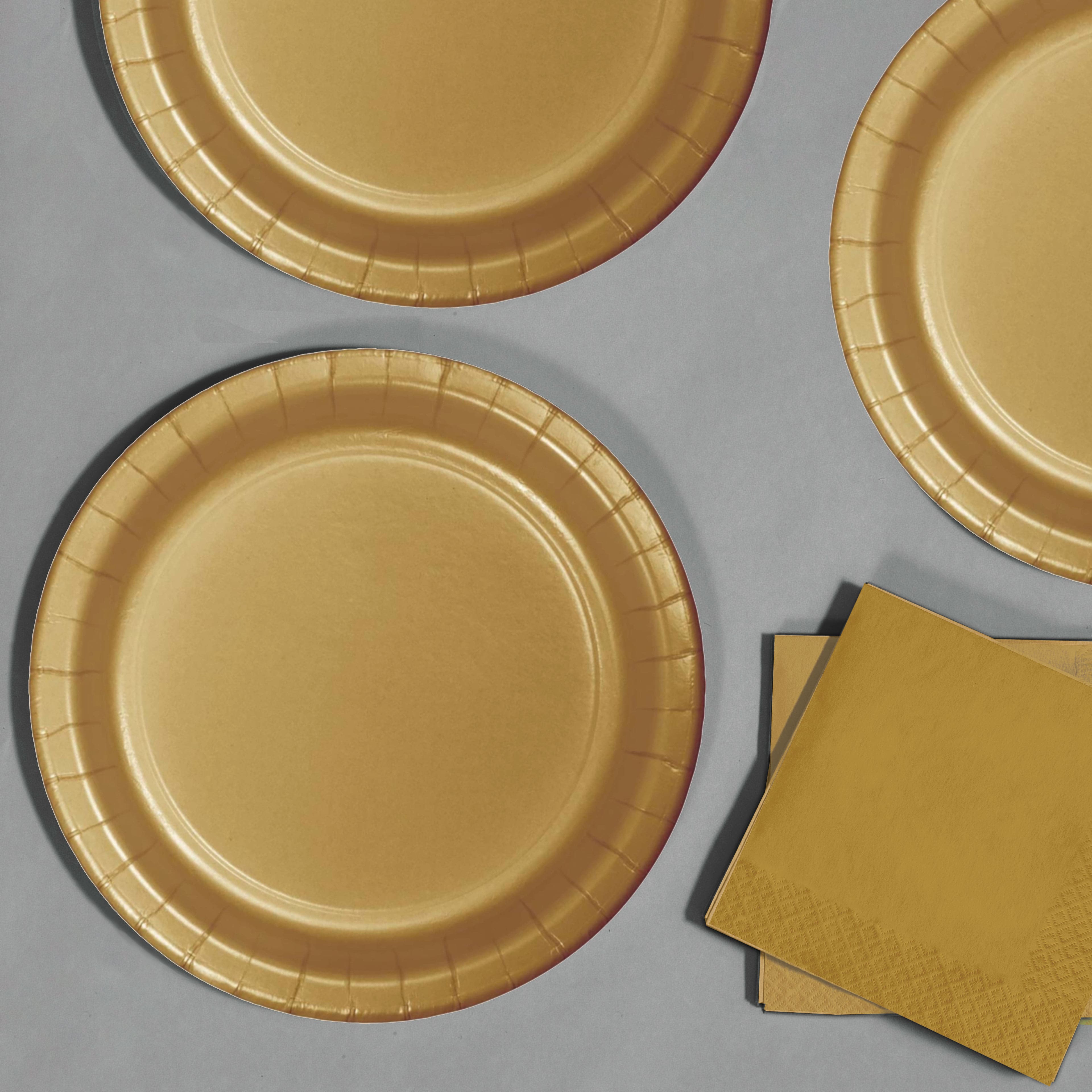 9&#x22; Solid Paper Plates, 24ct.