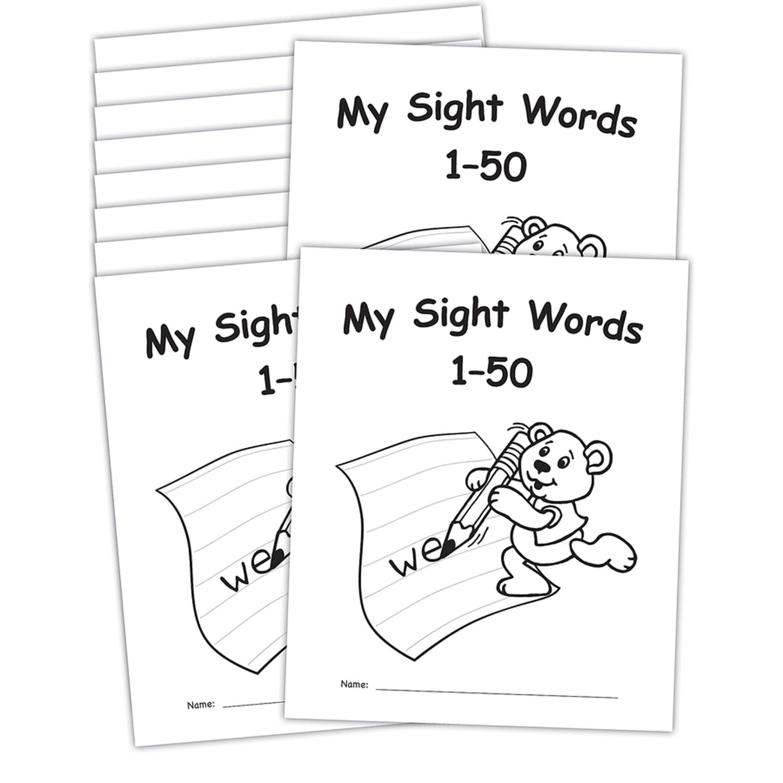 Teacher Created Resources My Own Books&#x2122;: Sight Words 1-50, 10ct.