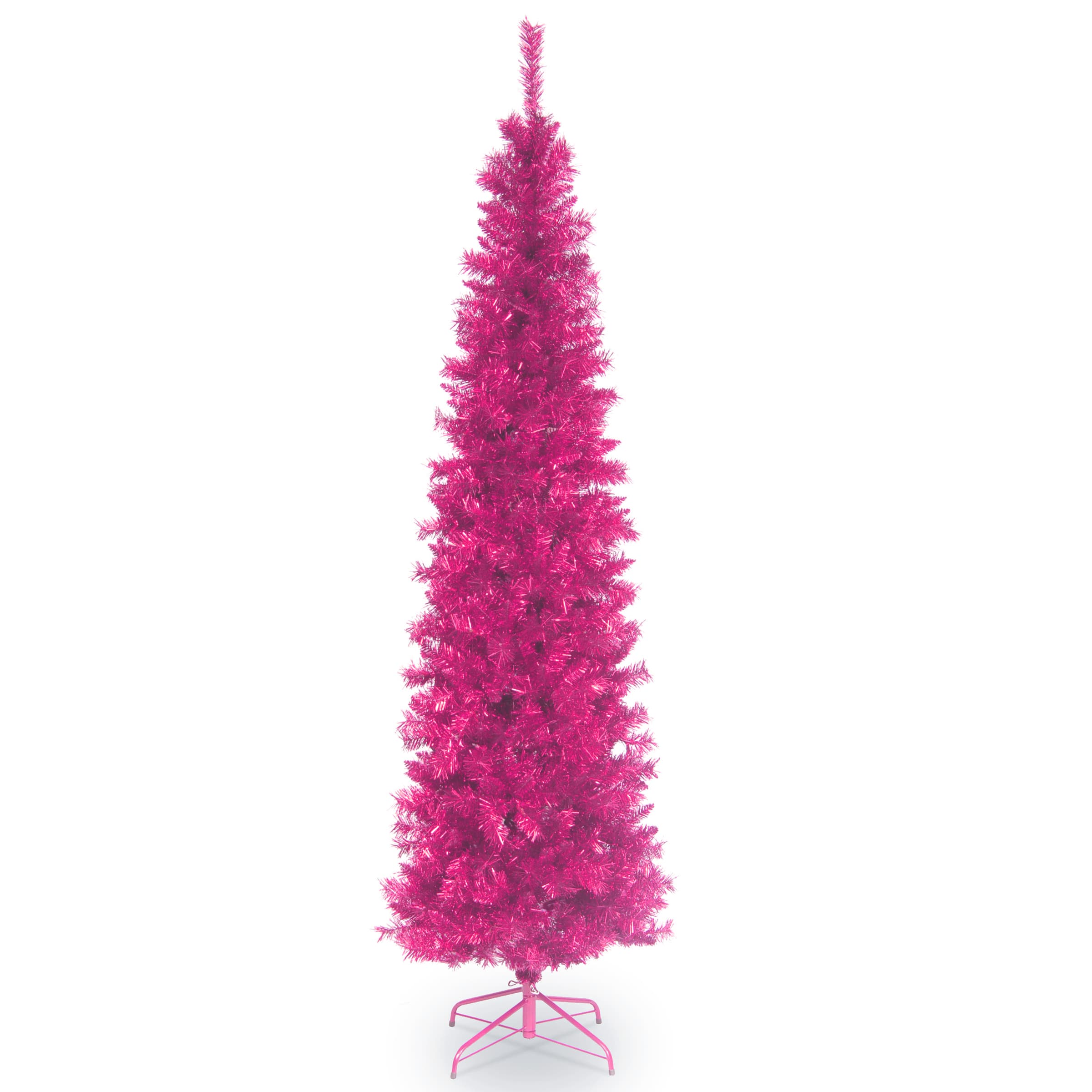 7ft. Unlit Tinsel Artificial Christmas Tree