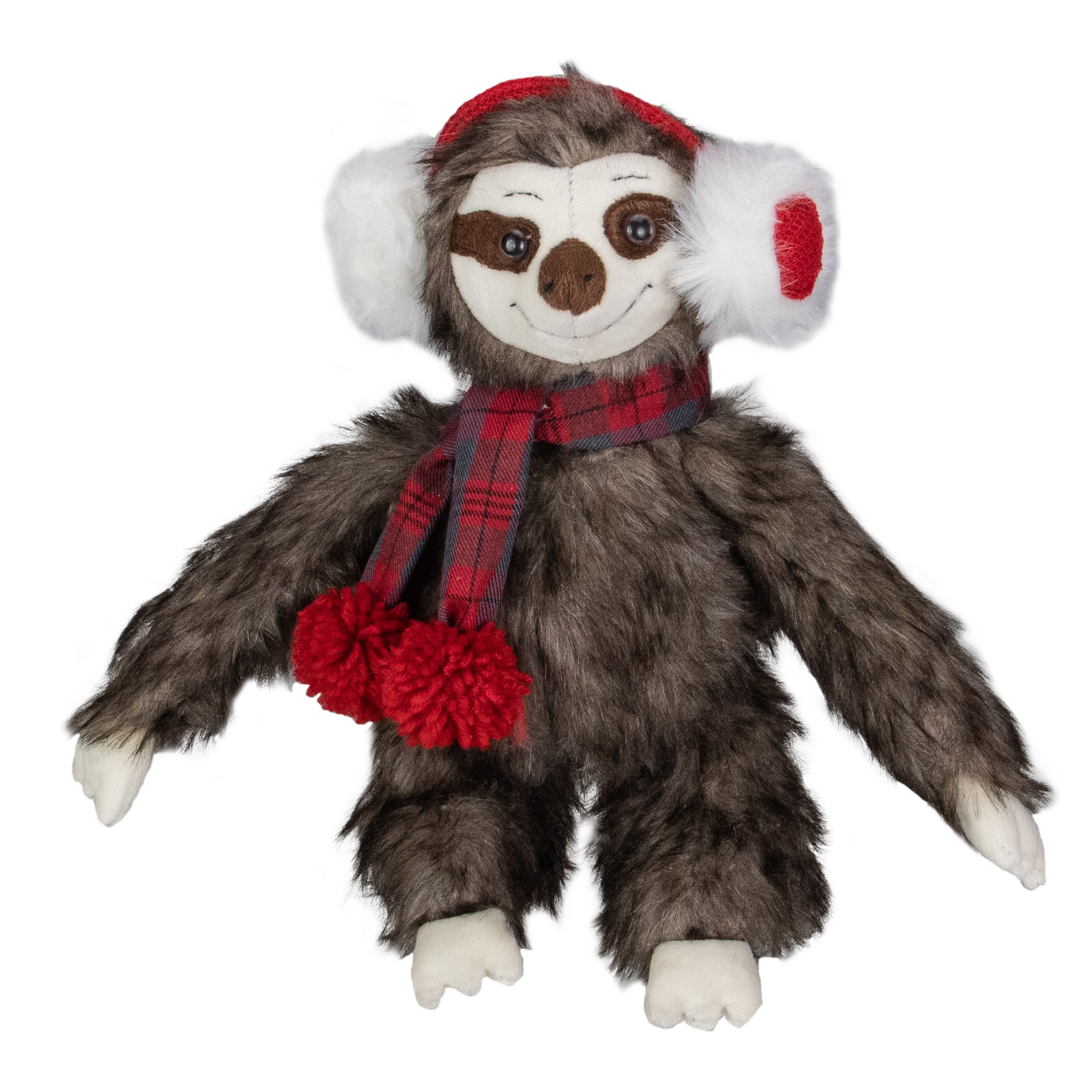 12&#x22; Plush Sitting Sloth Tabletop Decoration