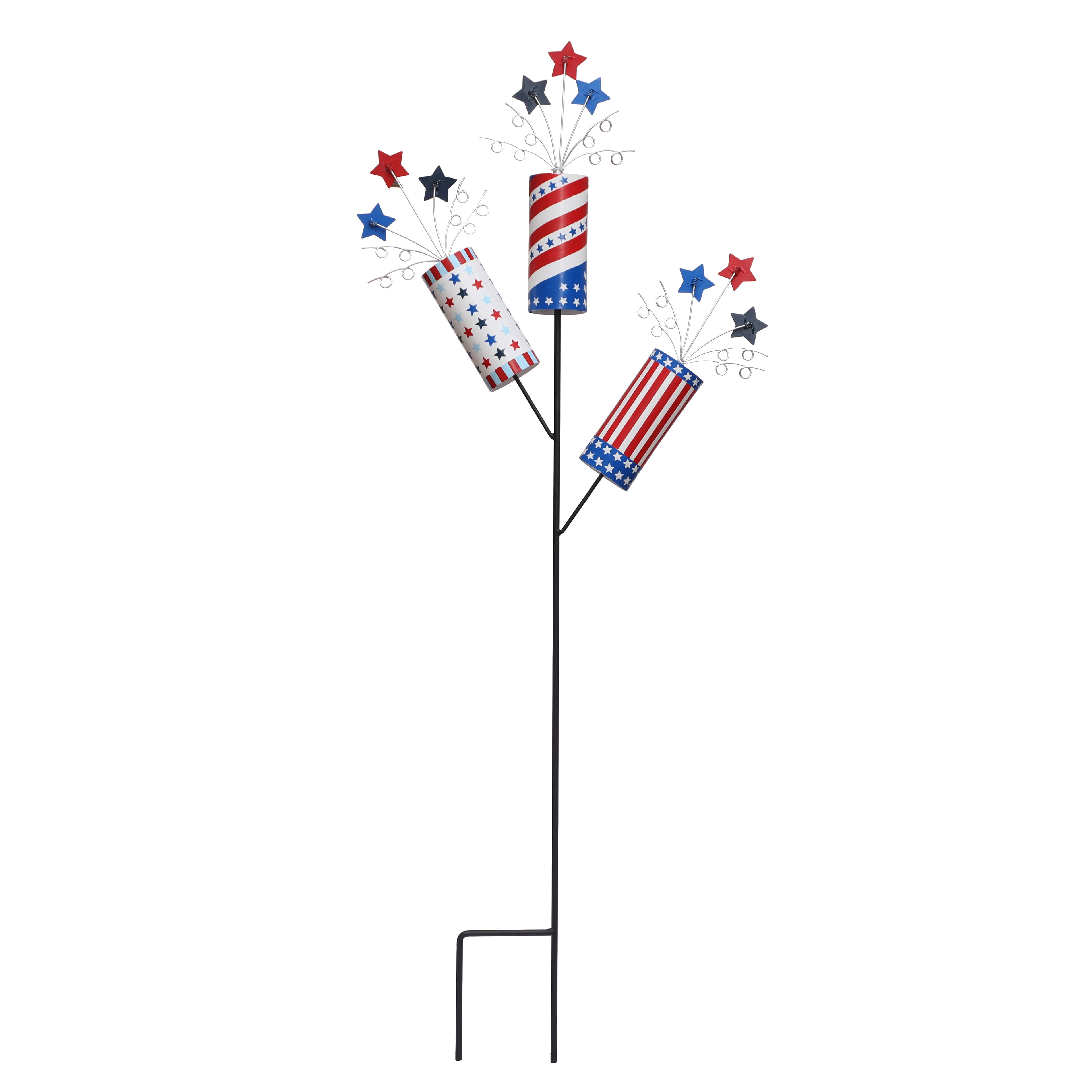 Firework Metal Yard Stake by Celebrate It&#x2122;