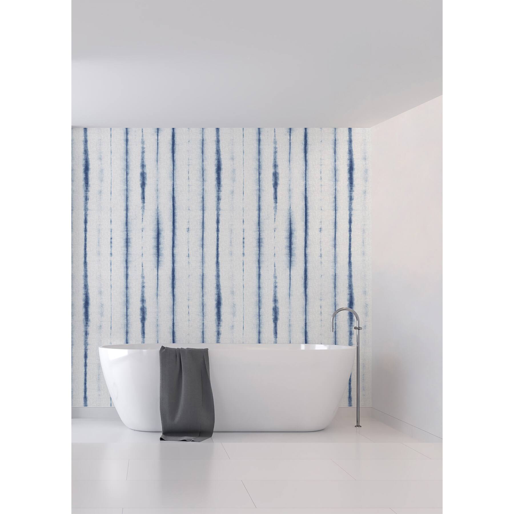 Katie Hunt Denim Blue Hello Shibori Wall Mural