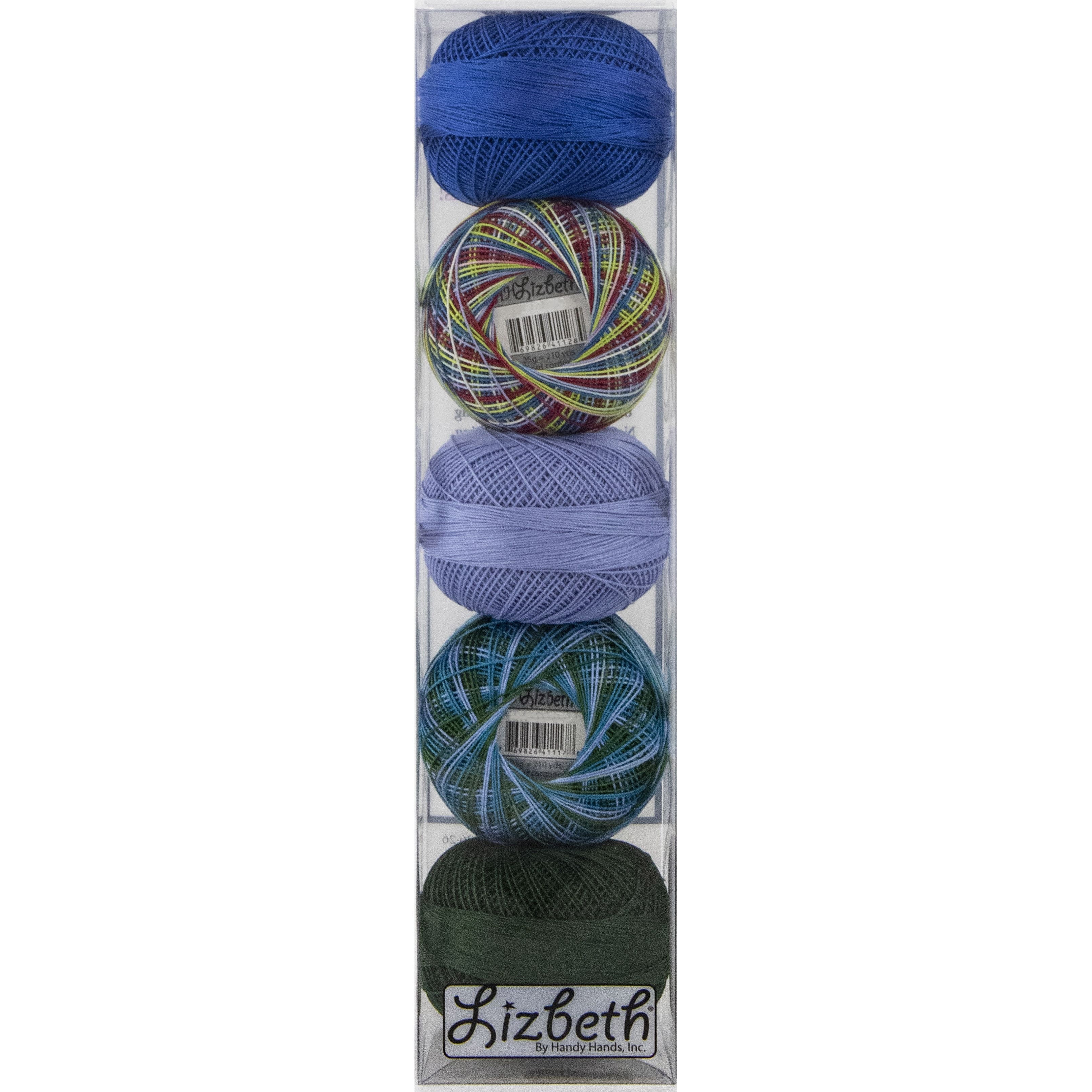 Handy Hands Lizbeth River Cordonnet Cotton Thread Pack, Size 10