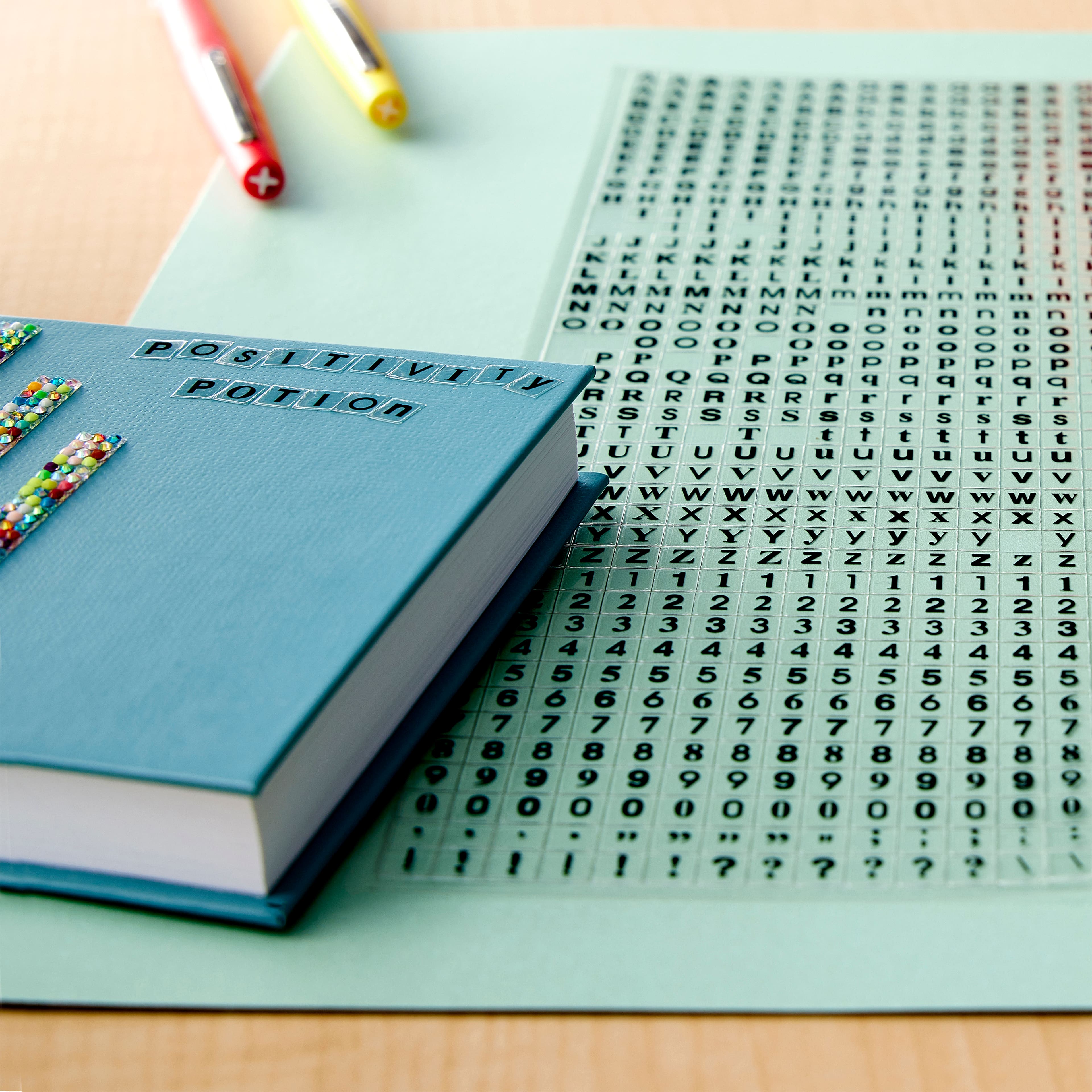 12 Packs: 2 ct. (24 total) Black Mini Font Alphabet and Number Stickers by Recollections™