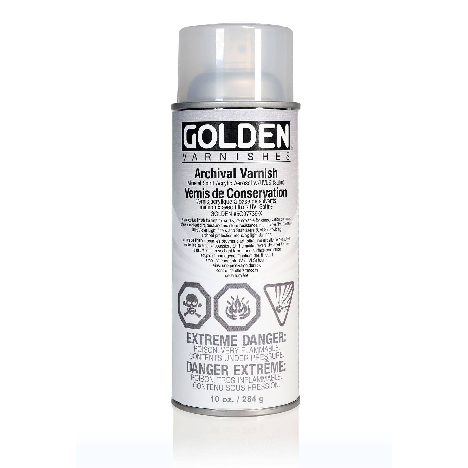 Golden® Archival Varnish Spray, Satin