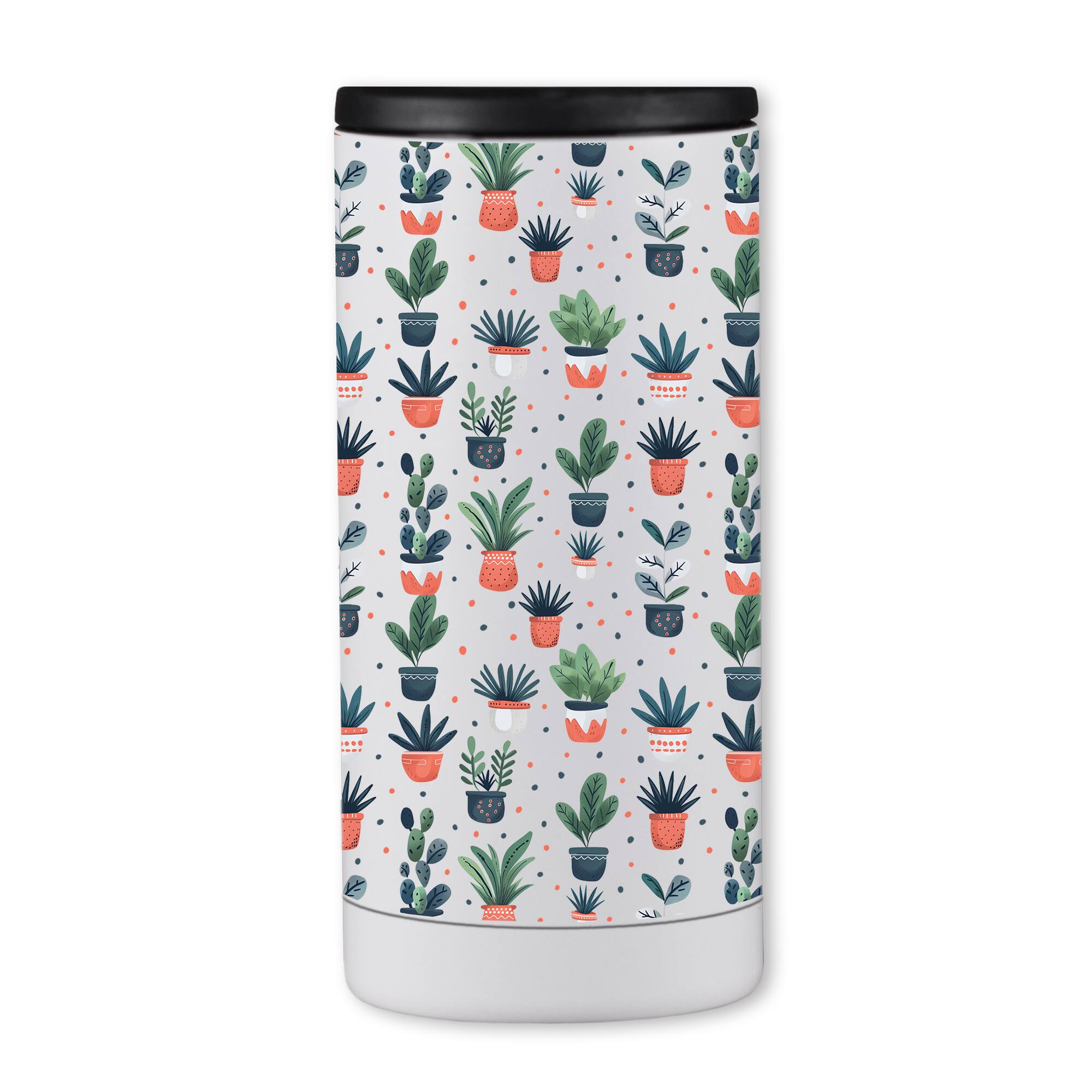 Houseplant Pattern 12oz. Koozie