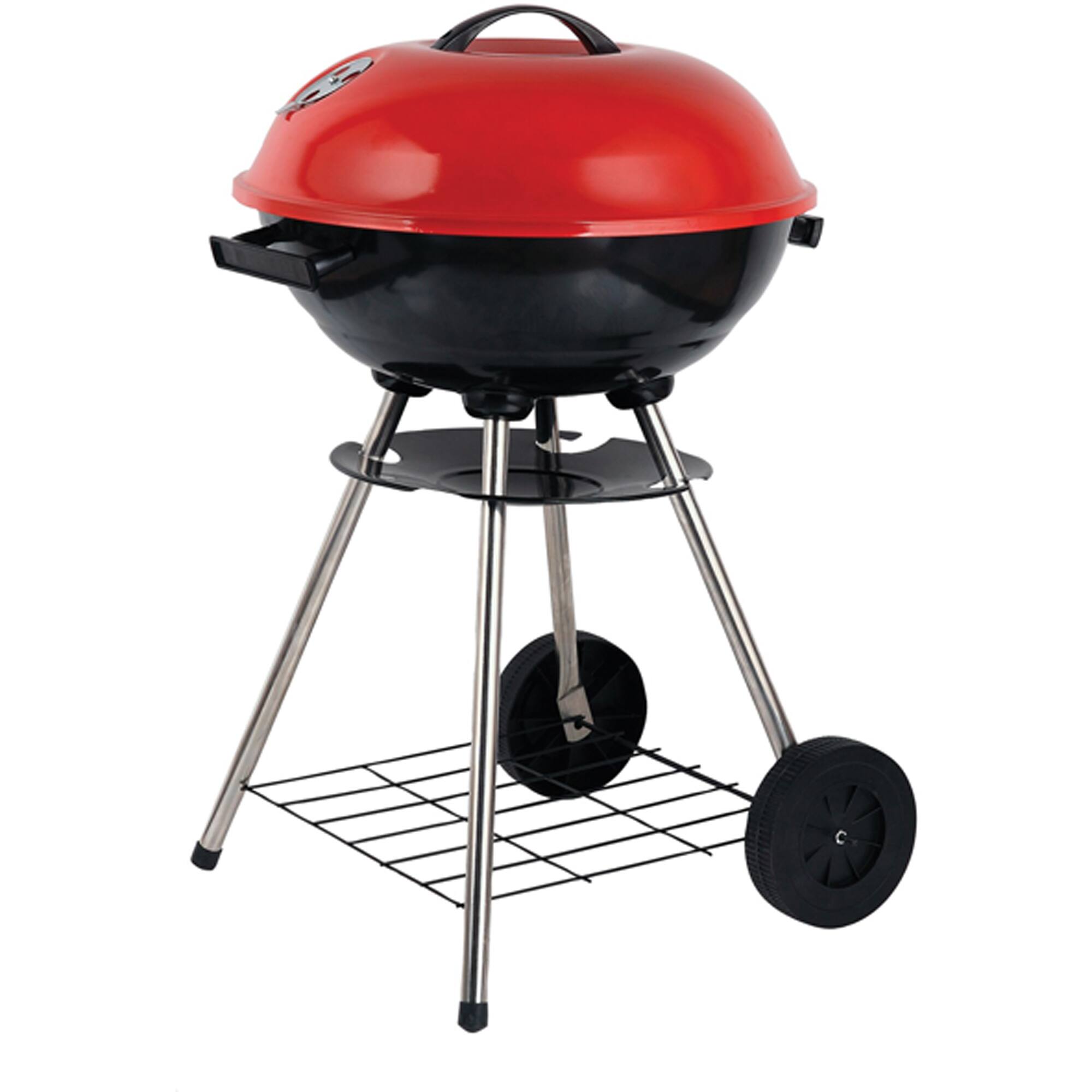 Brentwood 17&#x22; Portable Charcoal BBQ Grill with Wheels