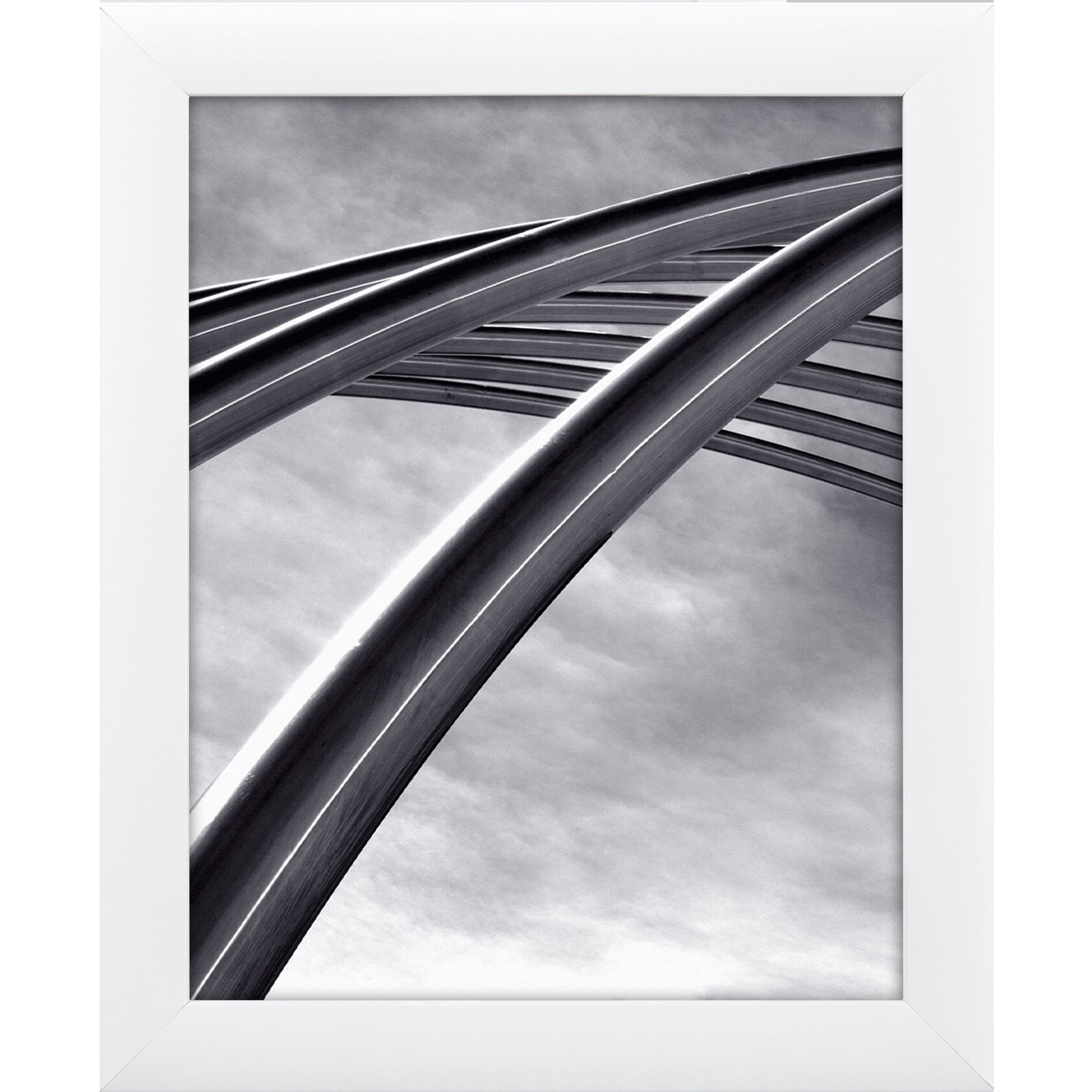 Craig Frames Contemporary White Satin Picture Frame