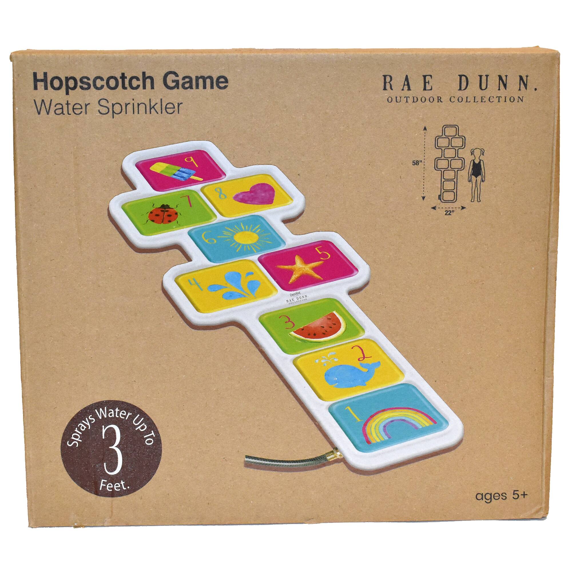 Salus Rae Dunn Hopscotch Game Water Sprinkler