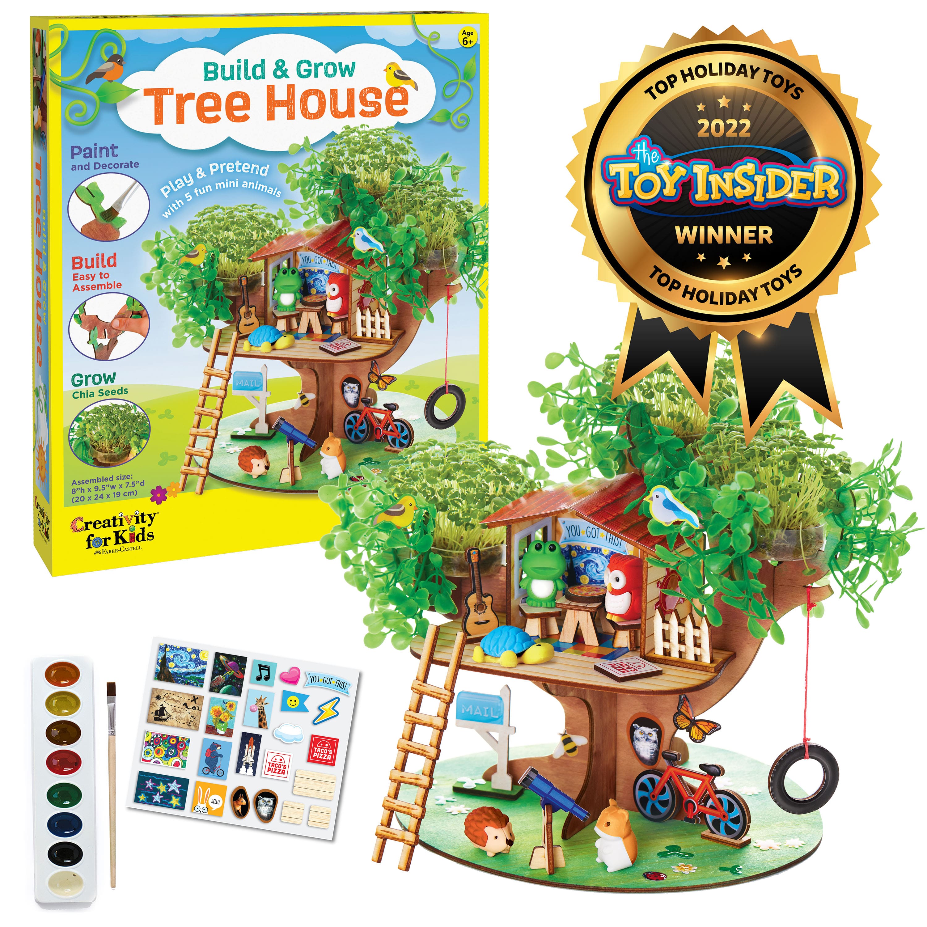 6 Pack: Creativity for Kids&#xAE; Build &#x26; Grow Tree House Kit