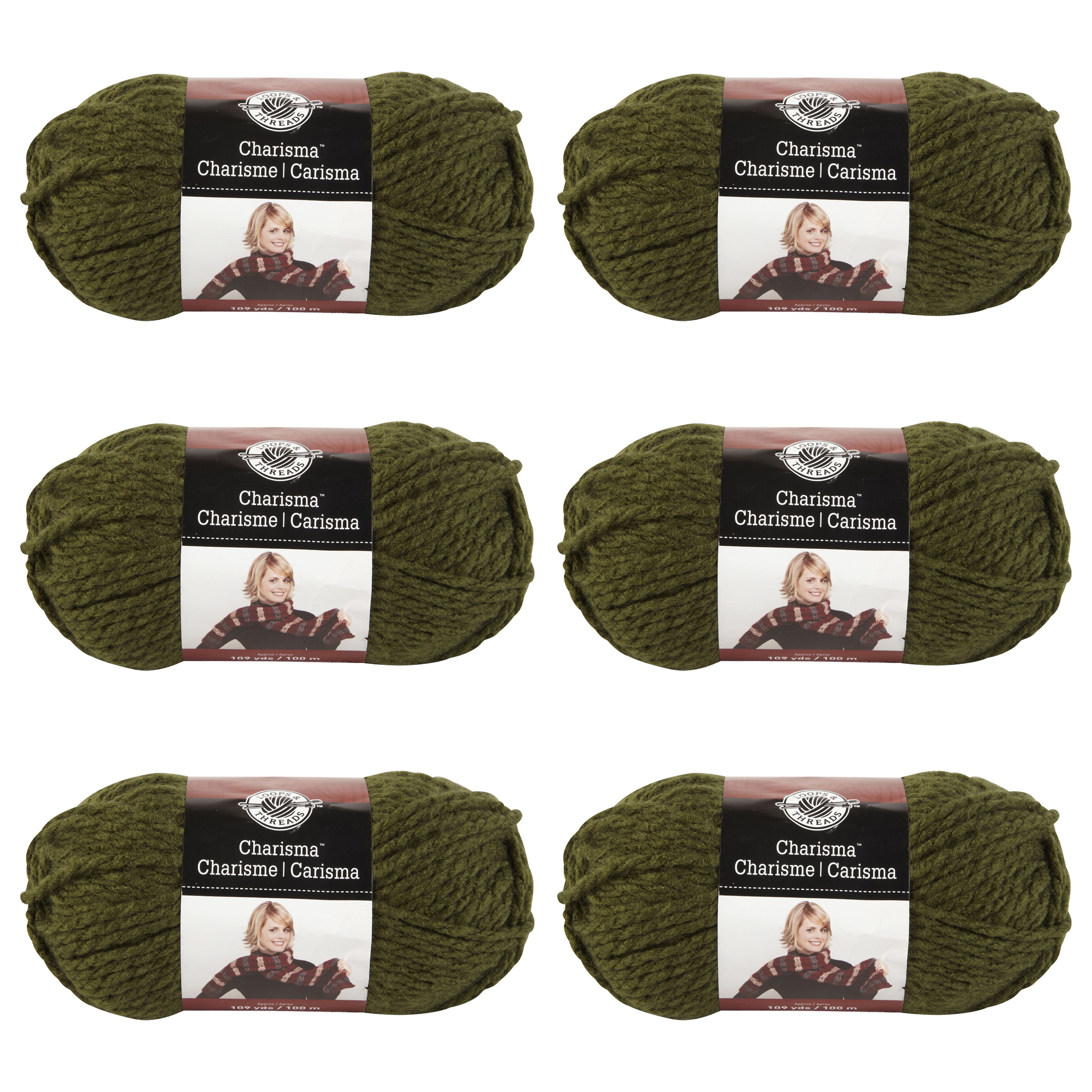 6 Pack: Charisma® Yarn by Loops & Threads®