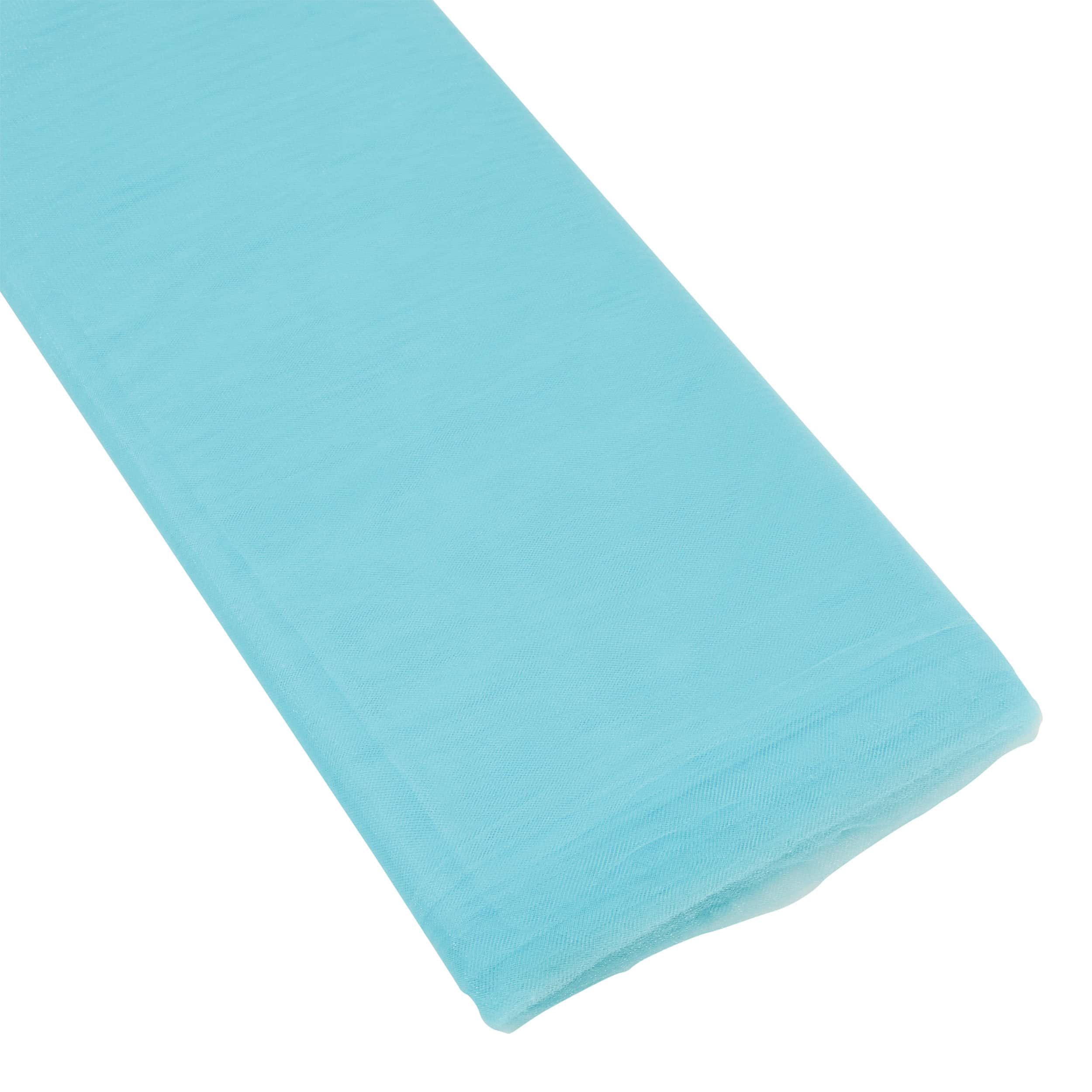 20 yd. Full Bolt: Blue Shiny Tulle