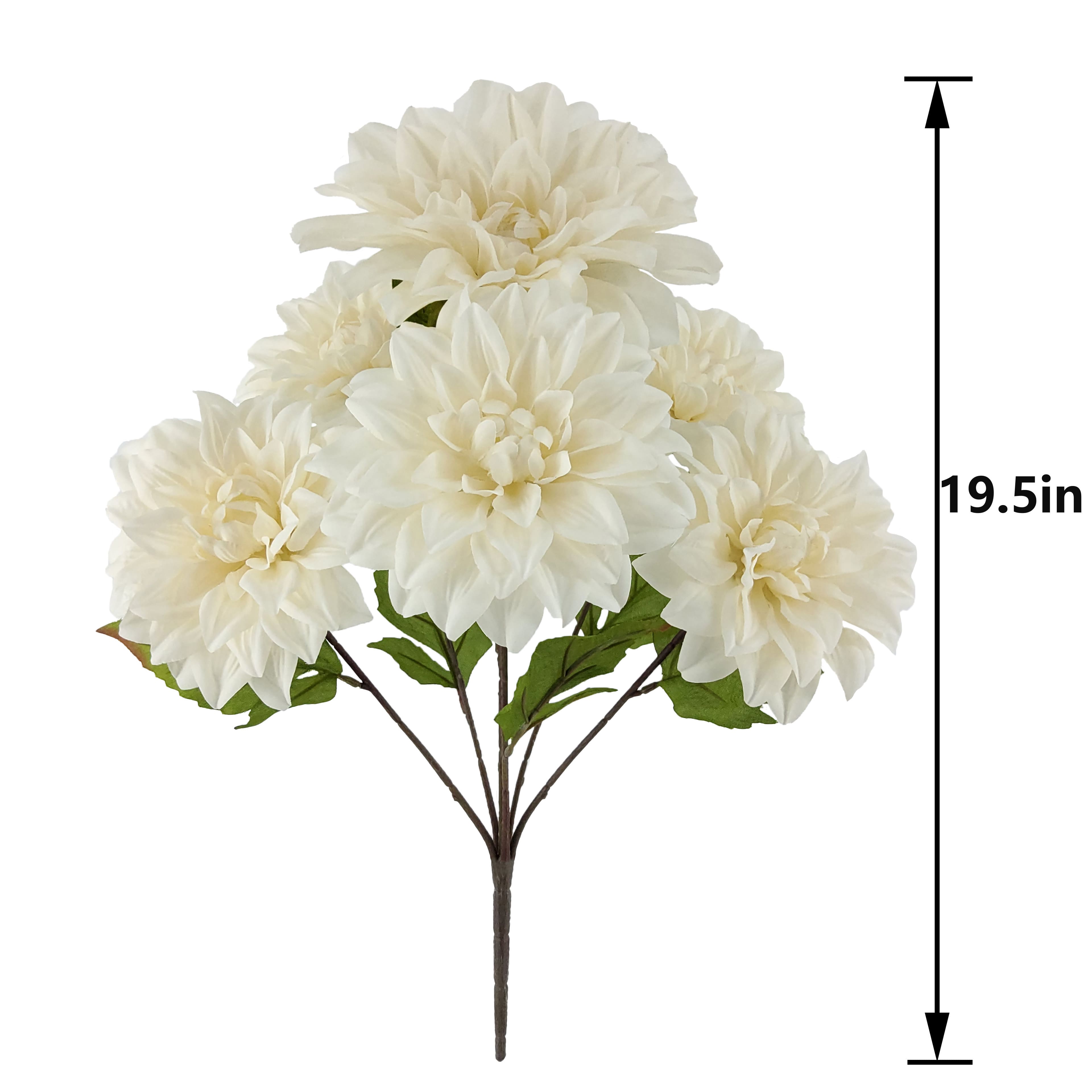 19.5&#x22; Cream Dahlia Bush by Ashland&#xAE;