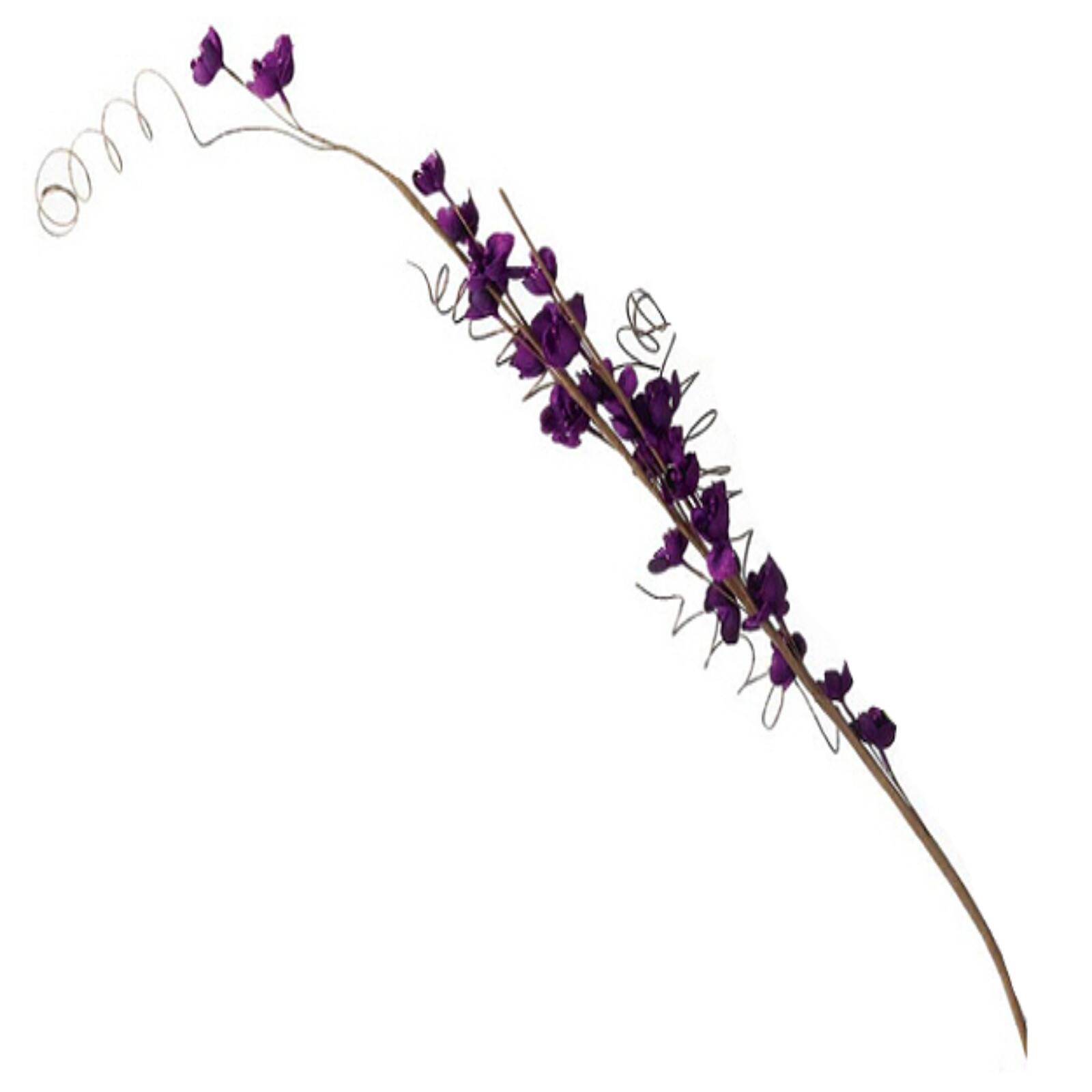 Sugared Fruit Purple Silk Floral Spray