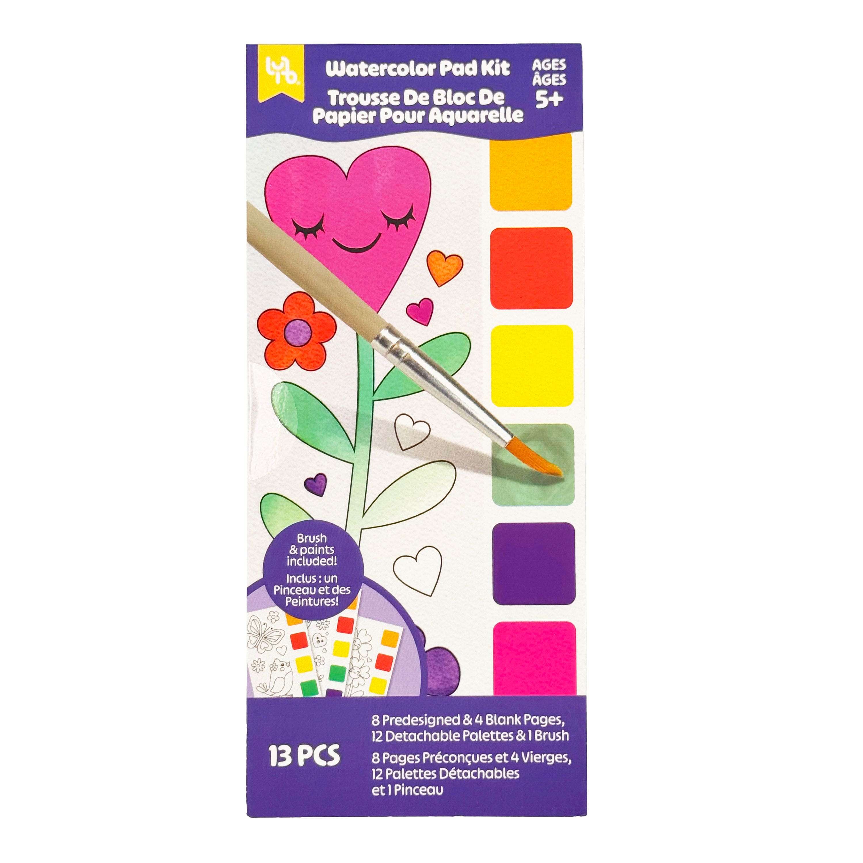 Little Yellow Bicycle® Flower Mini Watercolour Pad Kit