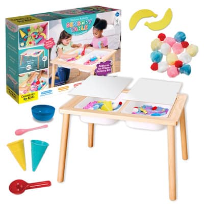 Creativity for Kids® Deluxe Activity Sensory Table with Ice Cream Shop ...