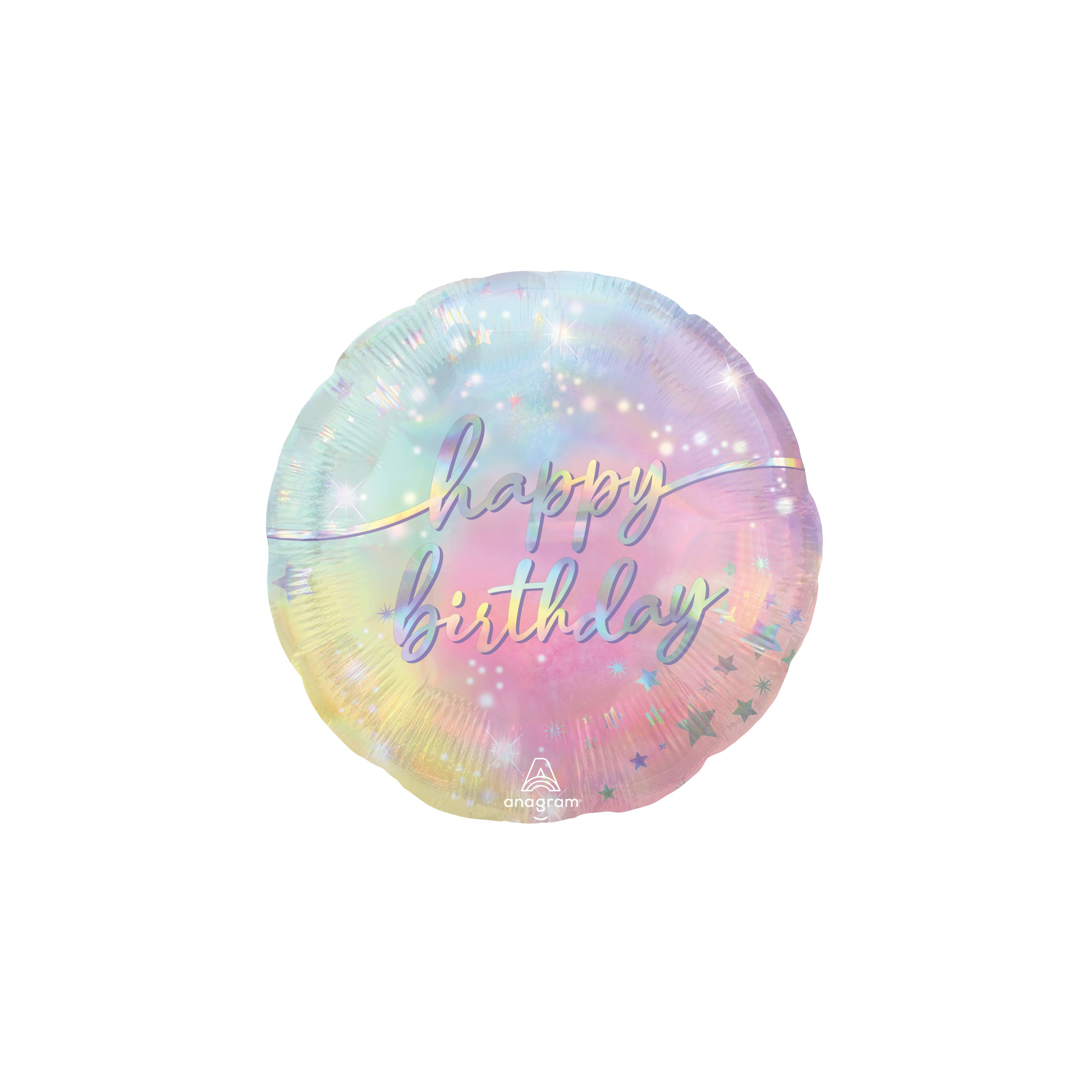 17" Luminous Birthday Foil Balloon