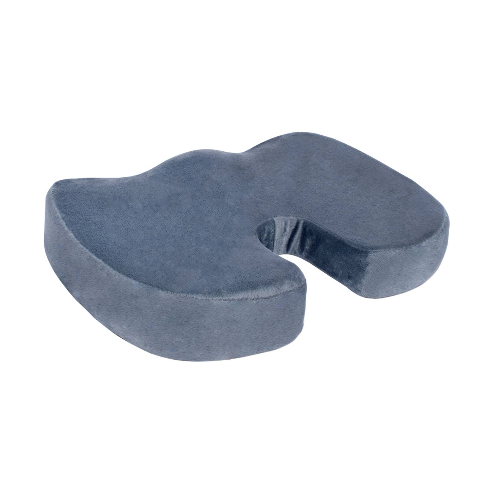Memory Foam Coccyx Cushion Grey